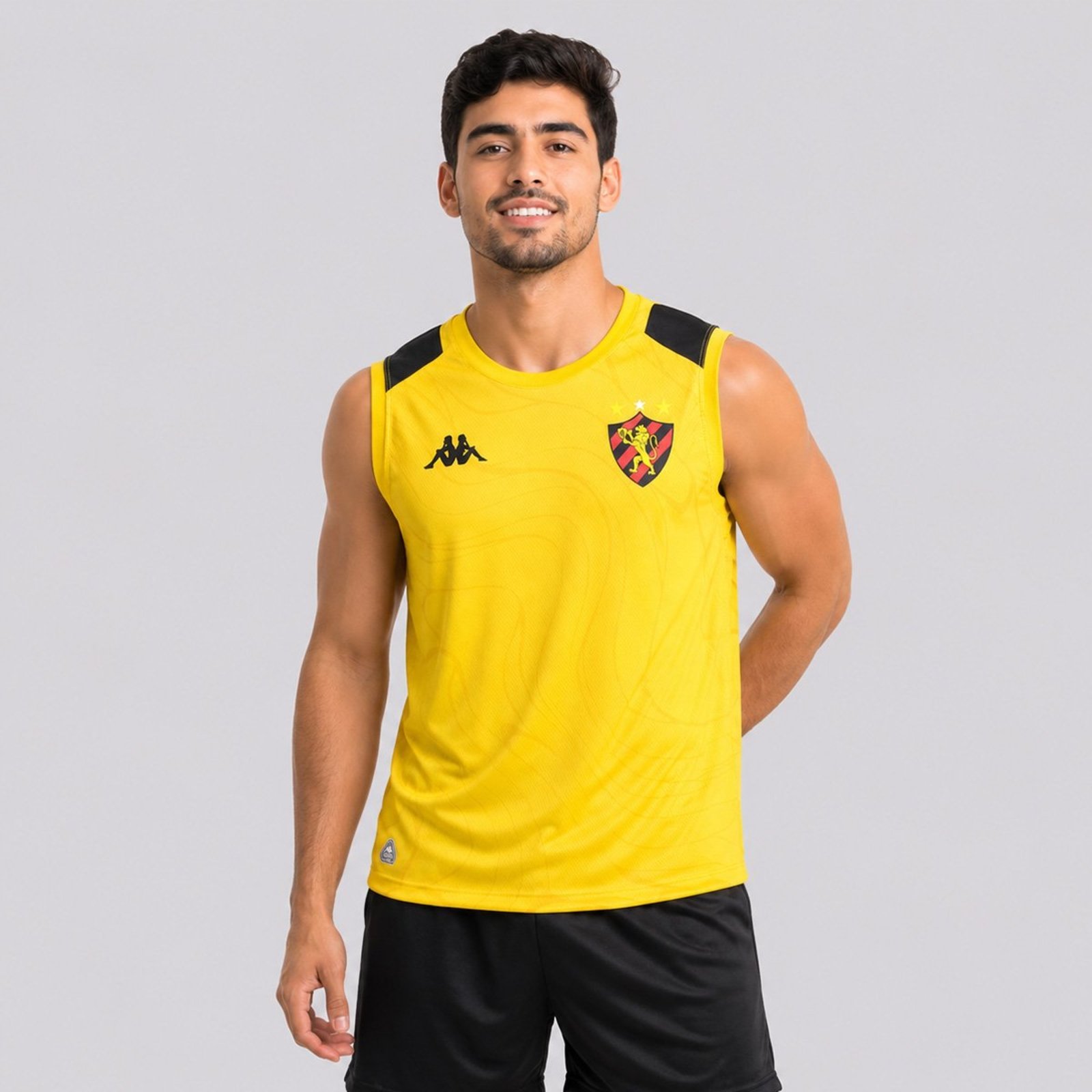 Regata Kappa Sport Recife 2026 Treino Amarela