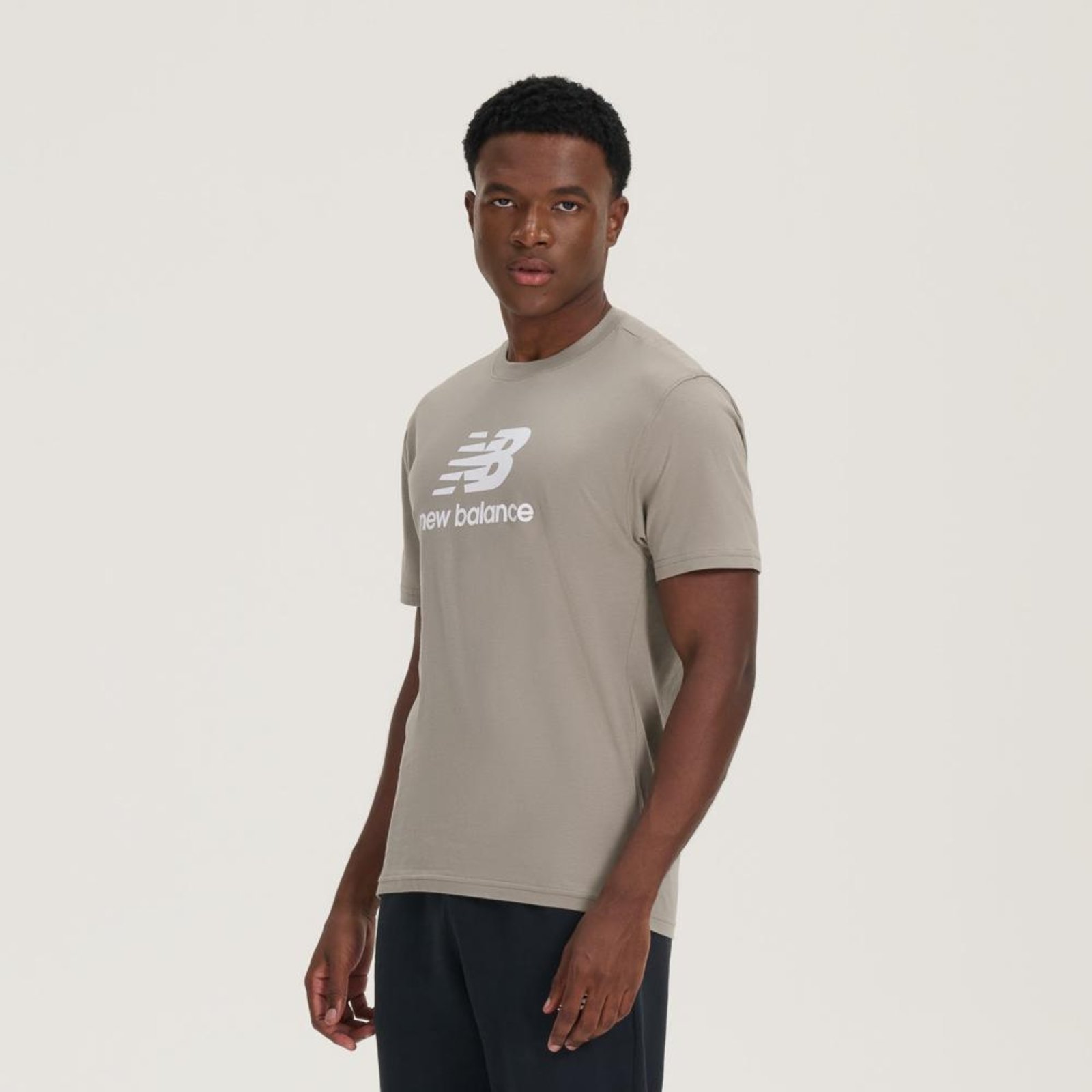 Vista 3 Camiseta Chalk Board Logo Masculina New Balance incolor New Balance incolor