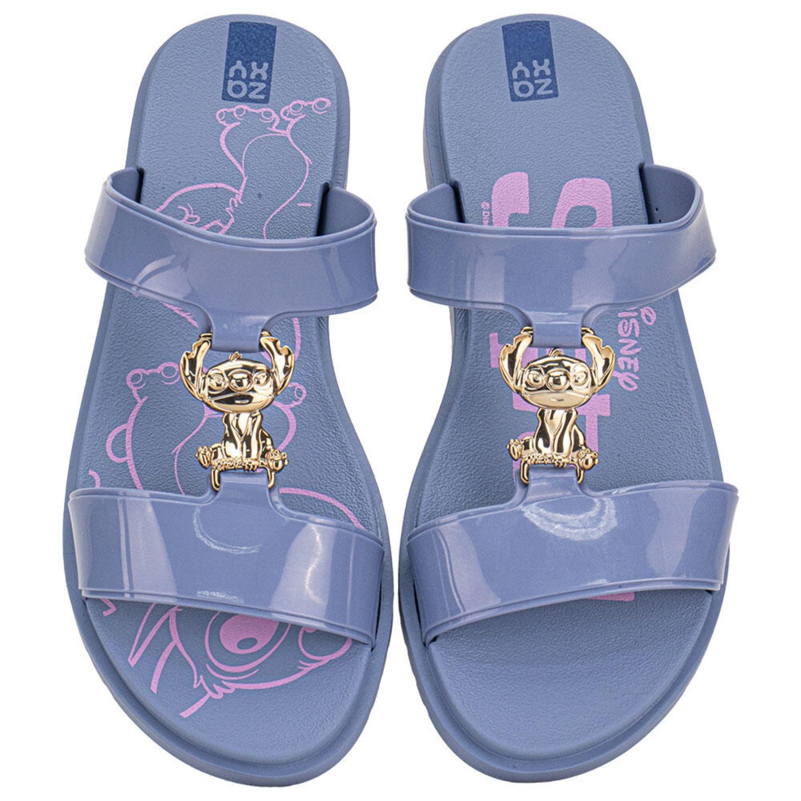 Chinelo Feminino Slide Disney Mix Zaxy 19271 3299271 Azul