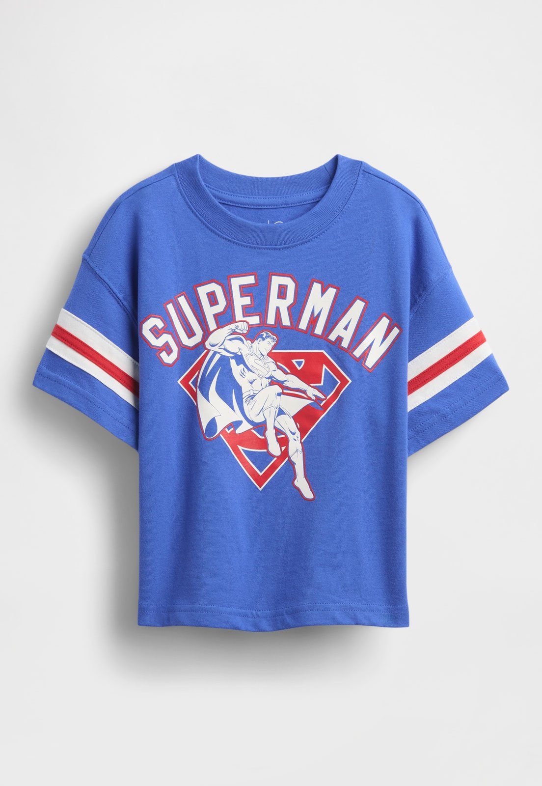 Camiseta Manga Curta GAP Super Homem Azul