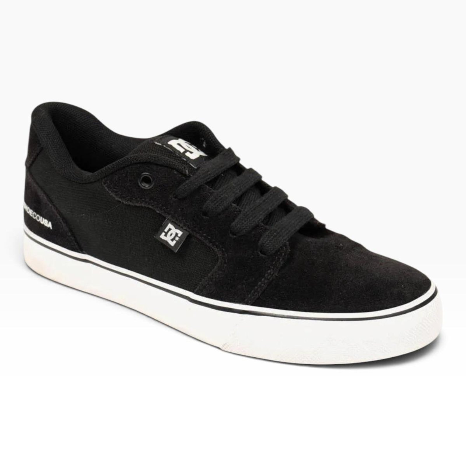 Tenis Dc Anvil Blast Black/White- Dc Shoes - Preto