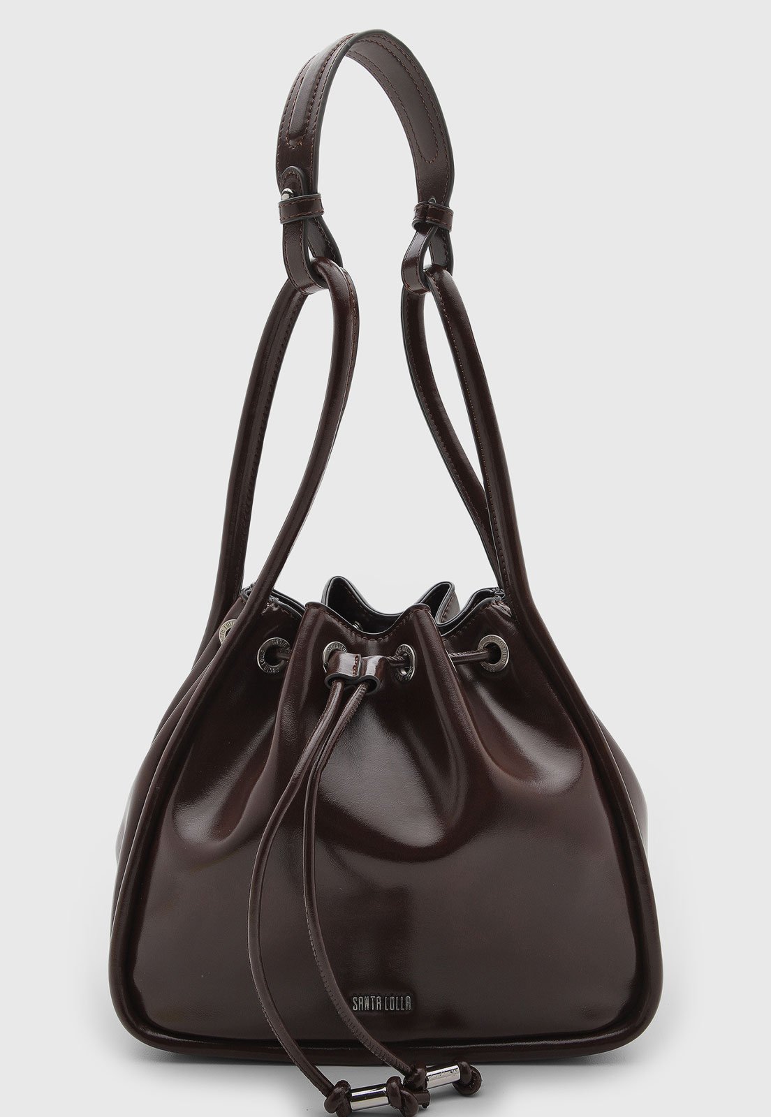 Bolsa Bucket Santa Lolla Marrom