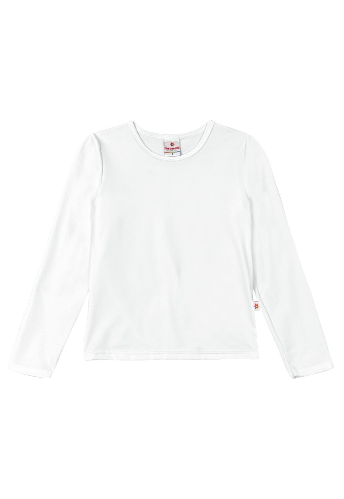 Infantil - Camiseta unissex térmica leve Brandili Branco