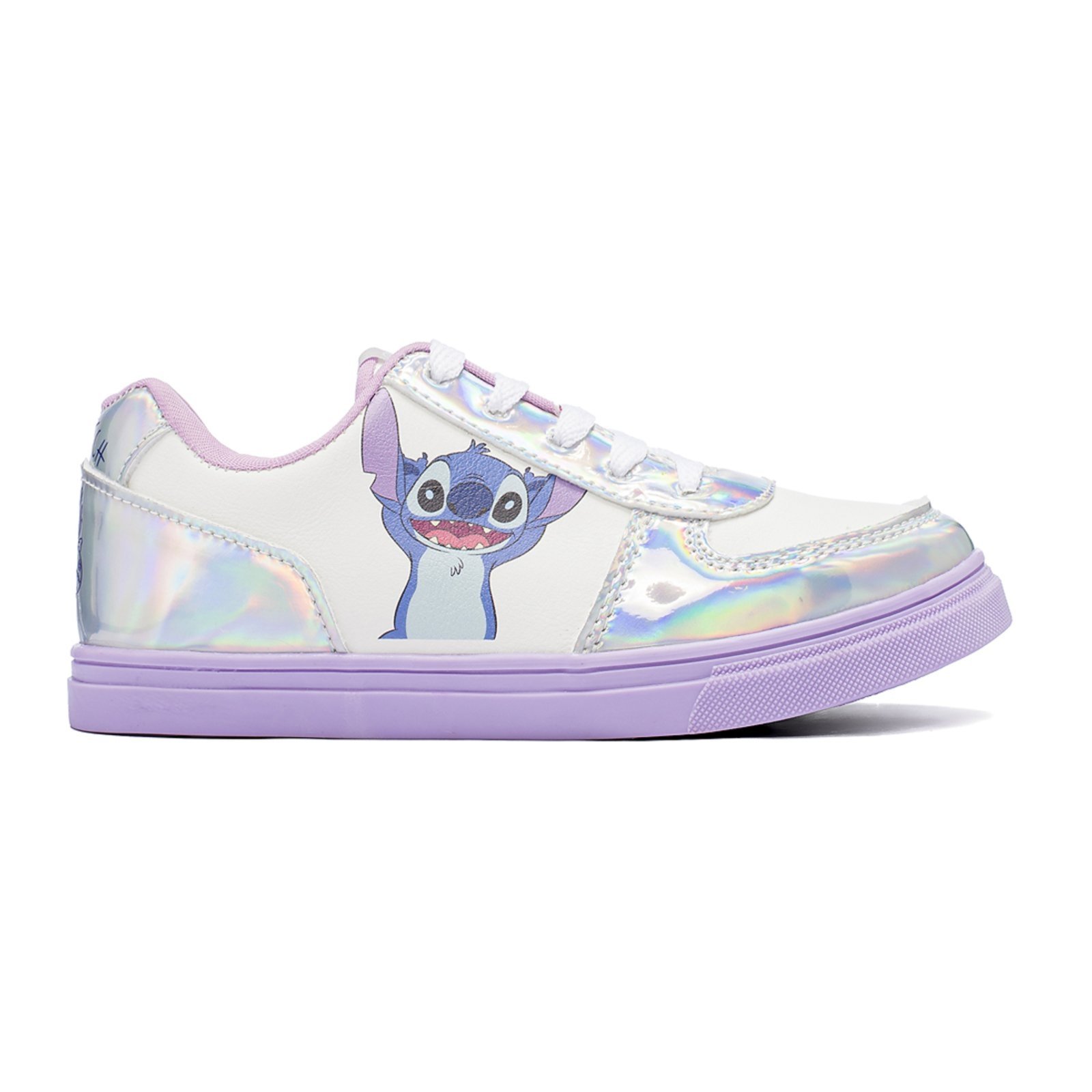 Infantil - Tênis Disney Stitch Casual Escolar Menina Branco