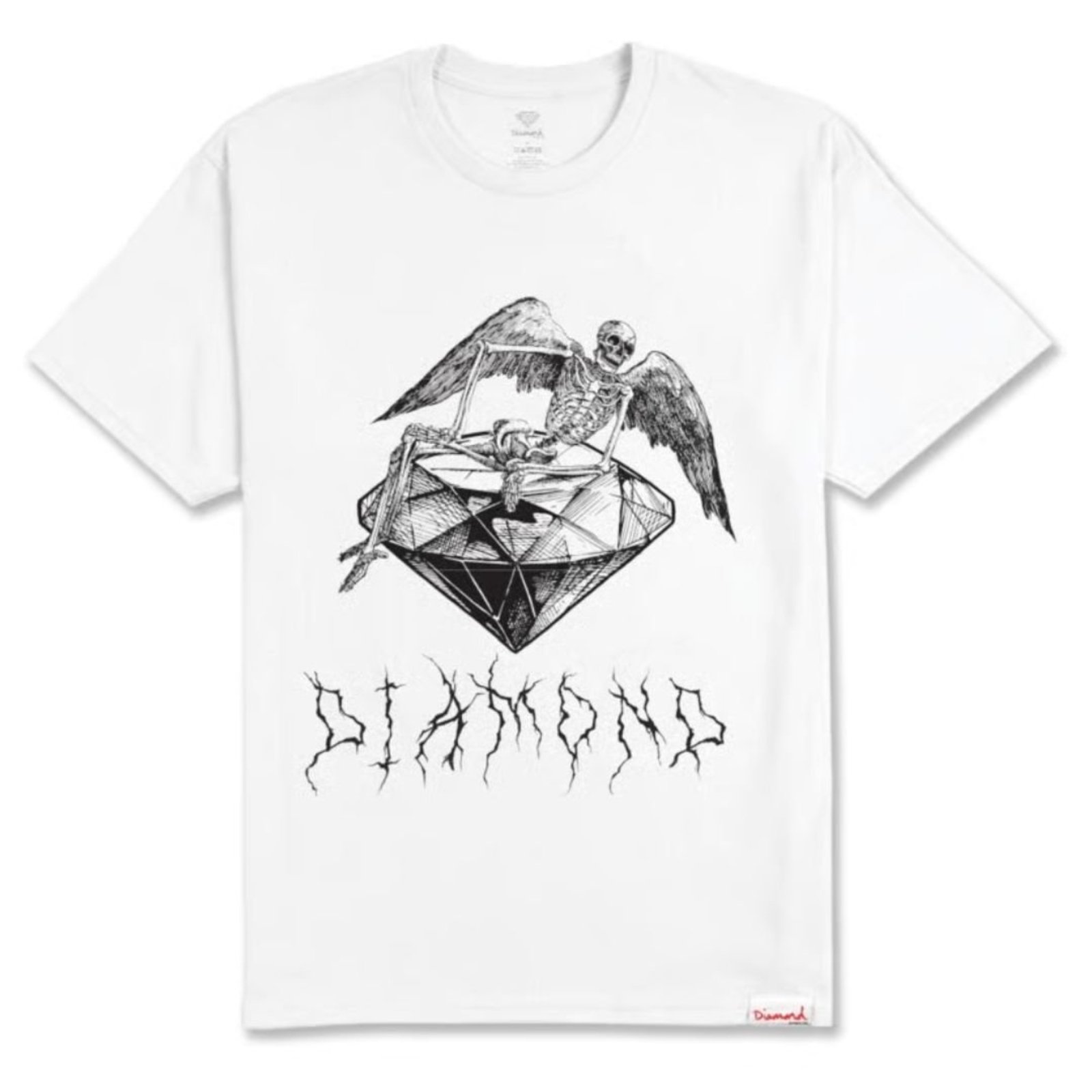Camiseta Diamond Skulls e Diamonds - WHITE