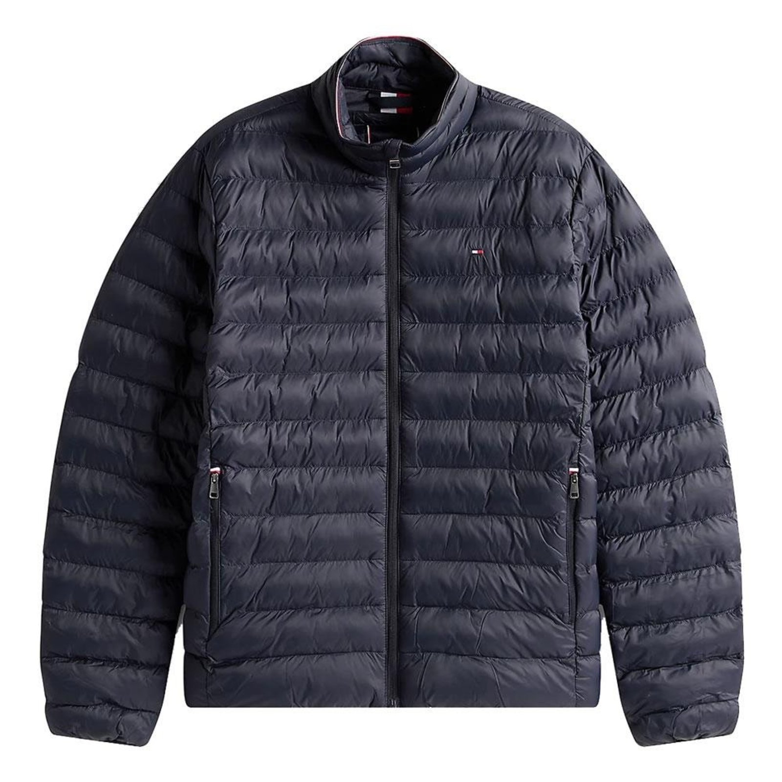 Vista 2 Jaqueta Tommy Hilfiger Puffer Acolchoada Packable Azul azul marinho Tommy Hilfiger azul marinho