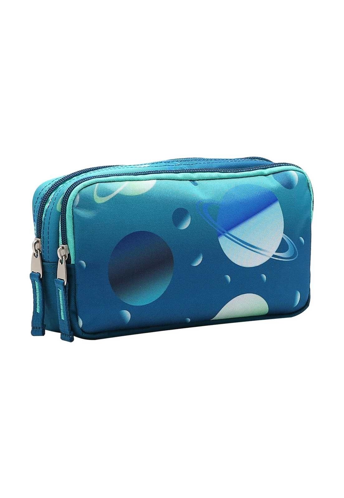 Estojo Escolar Estampada Espaço Sideral