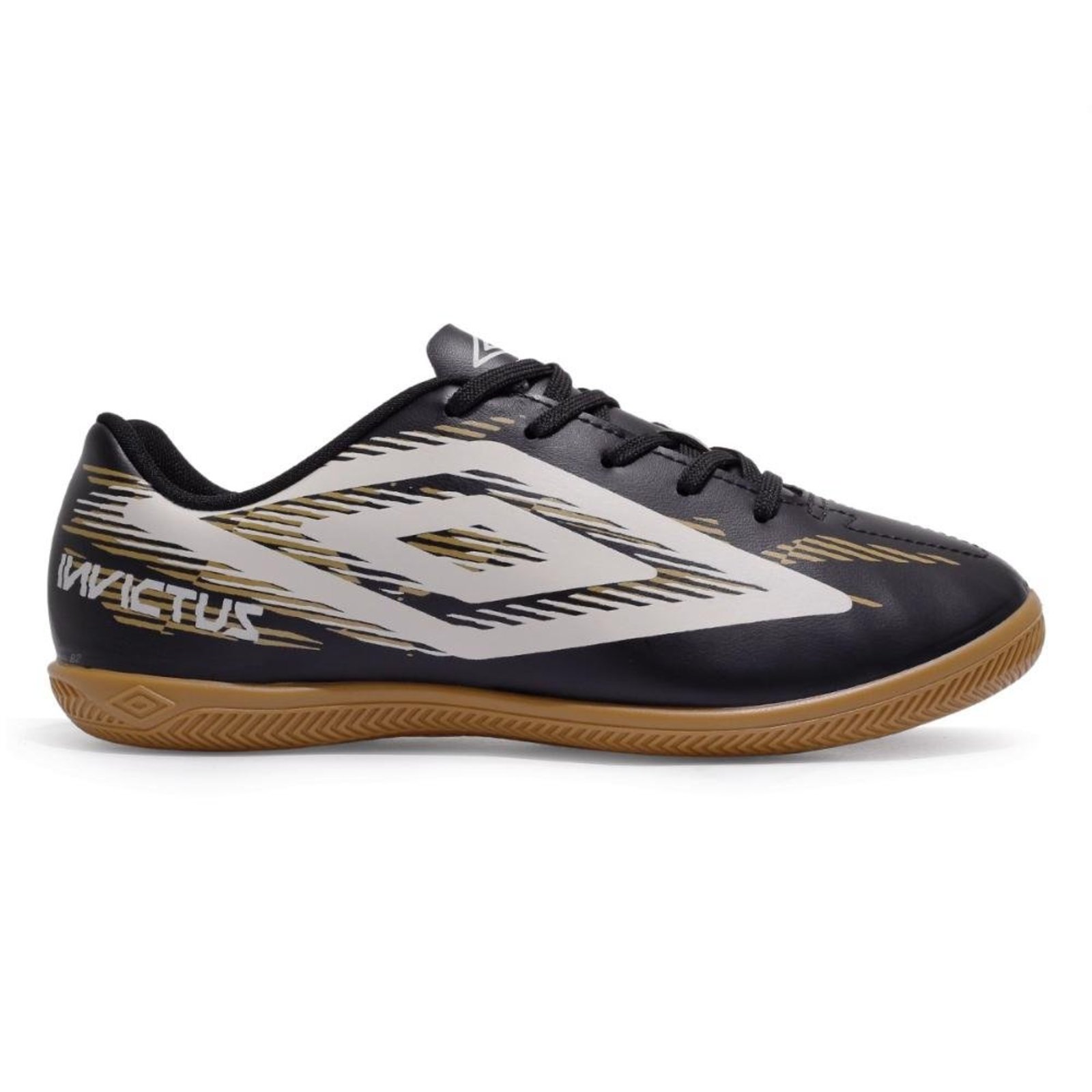 Chuteira Futsal Umbro Invictus Jr Preto