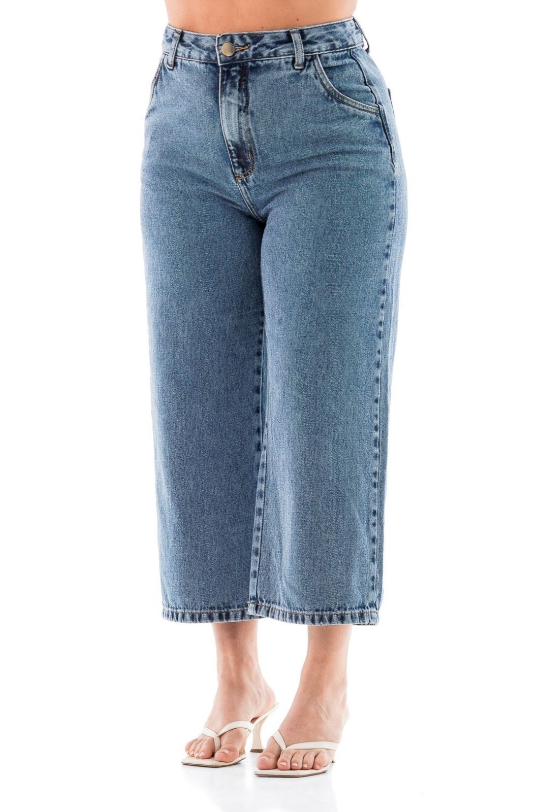 Pantacourt Jeans Feminina Arauto