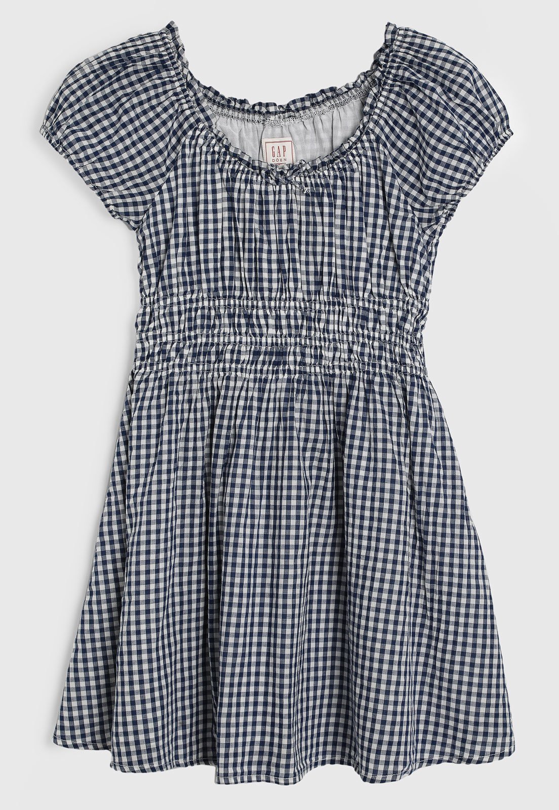 Infantil – Vestido GAP Xadrez Azul Marinho