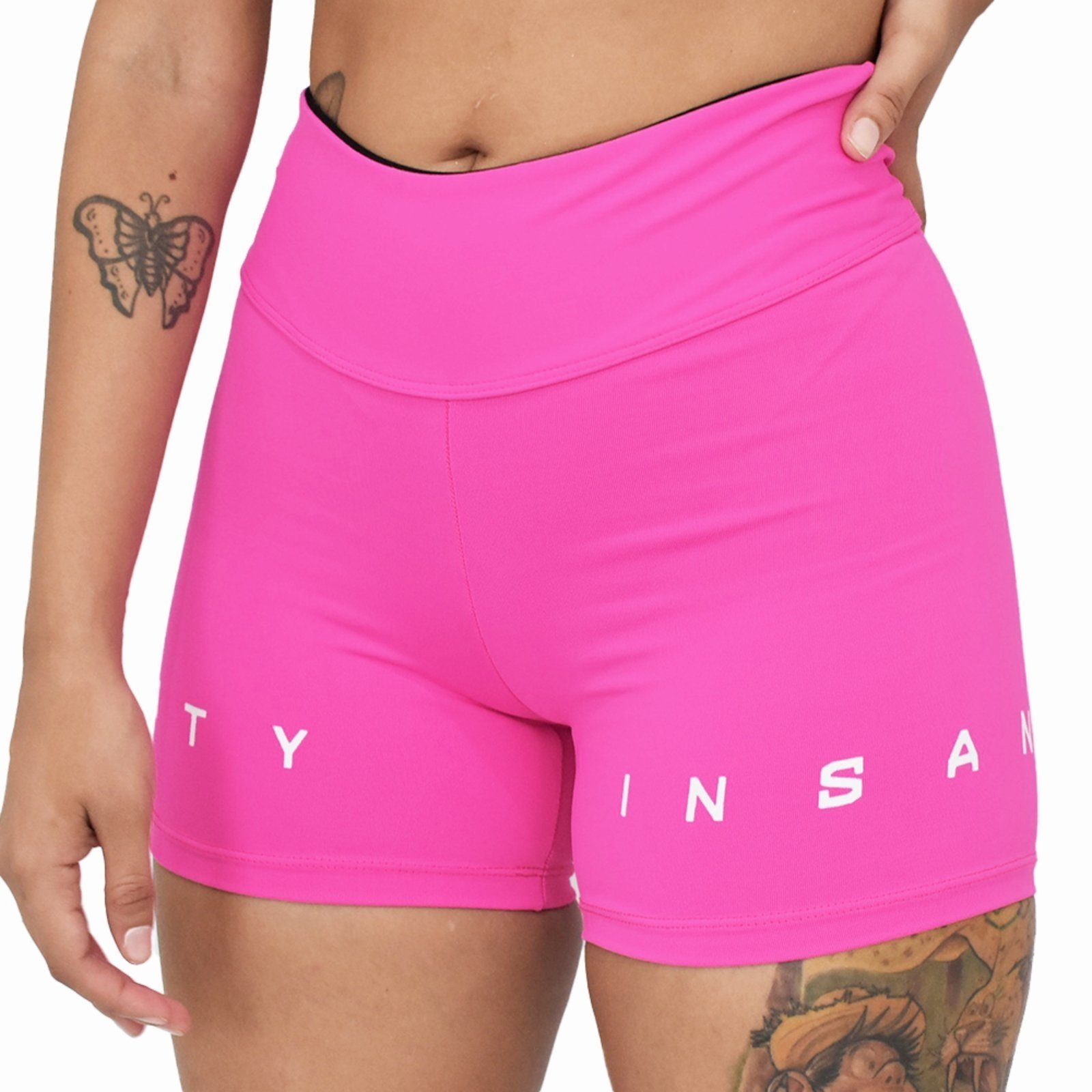 Short Feminino Suplex Fitness Insanity Zion Rosa