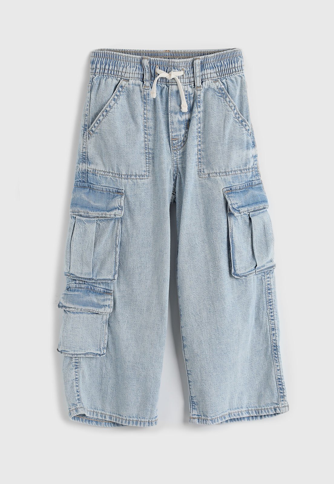 Vista 2 Calça Jeans GAP Cargo azul GAP azul