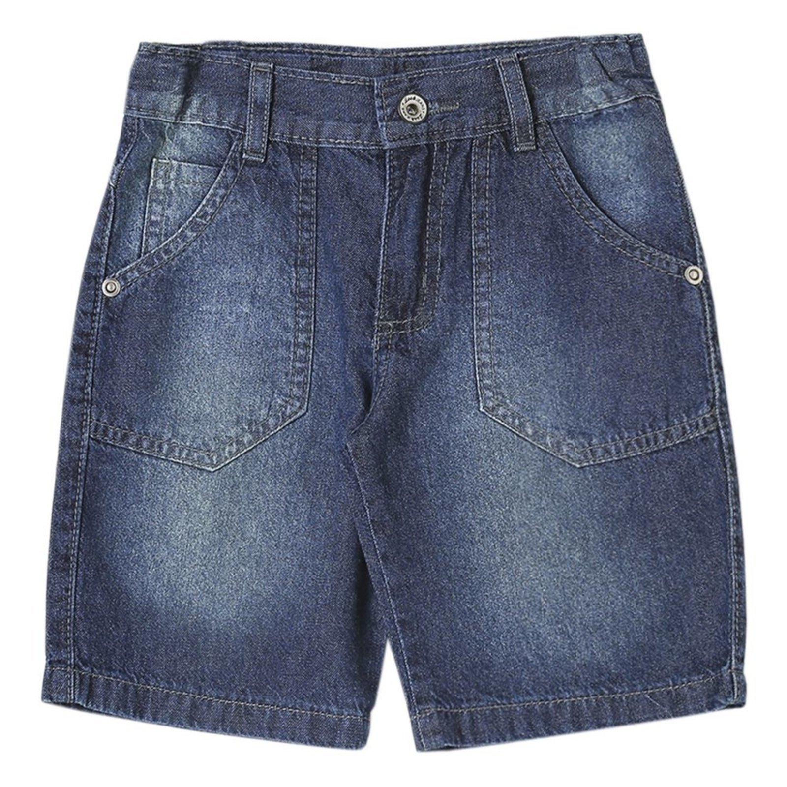 Infantil – Shorts Look Jeans Básico Jeans
