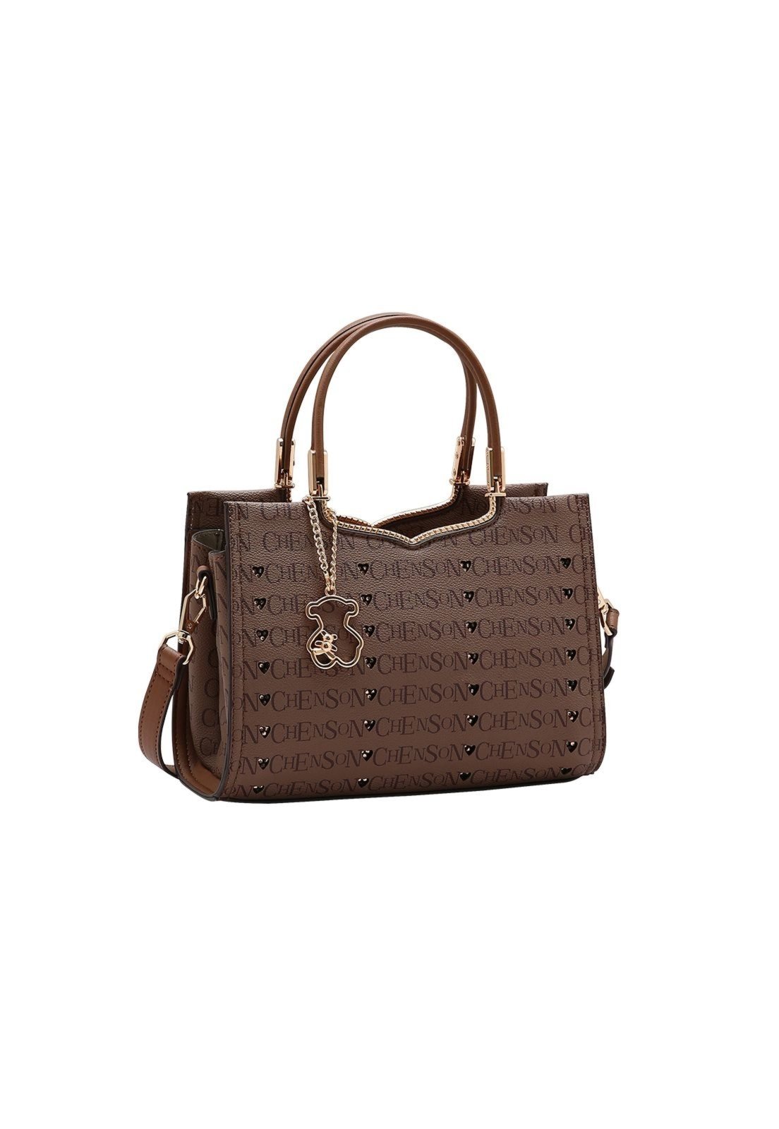Bolsa Feminina Chenson Cristal Monograma 3485399 Café