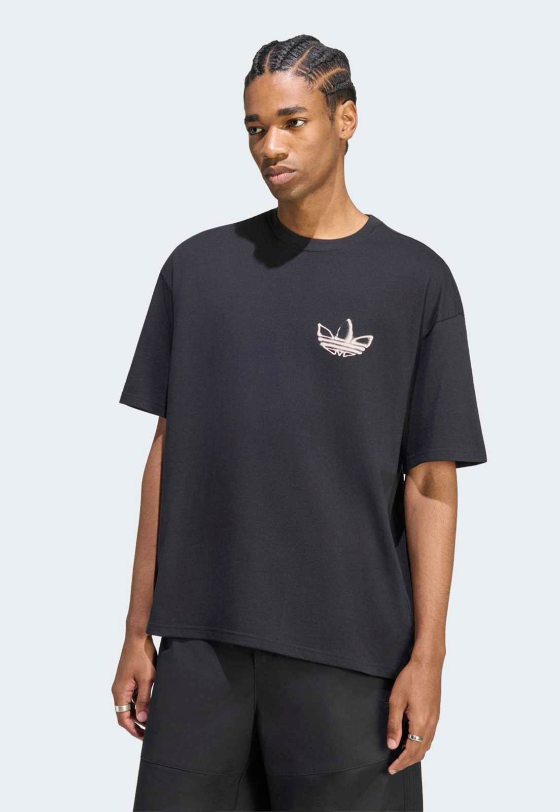 Camiseta Masculina adidas Originals Estampa Gráfica Preta