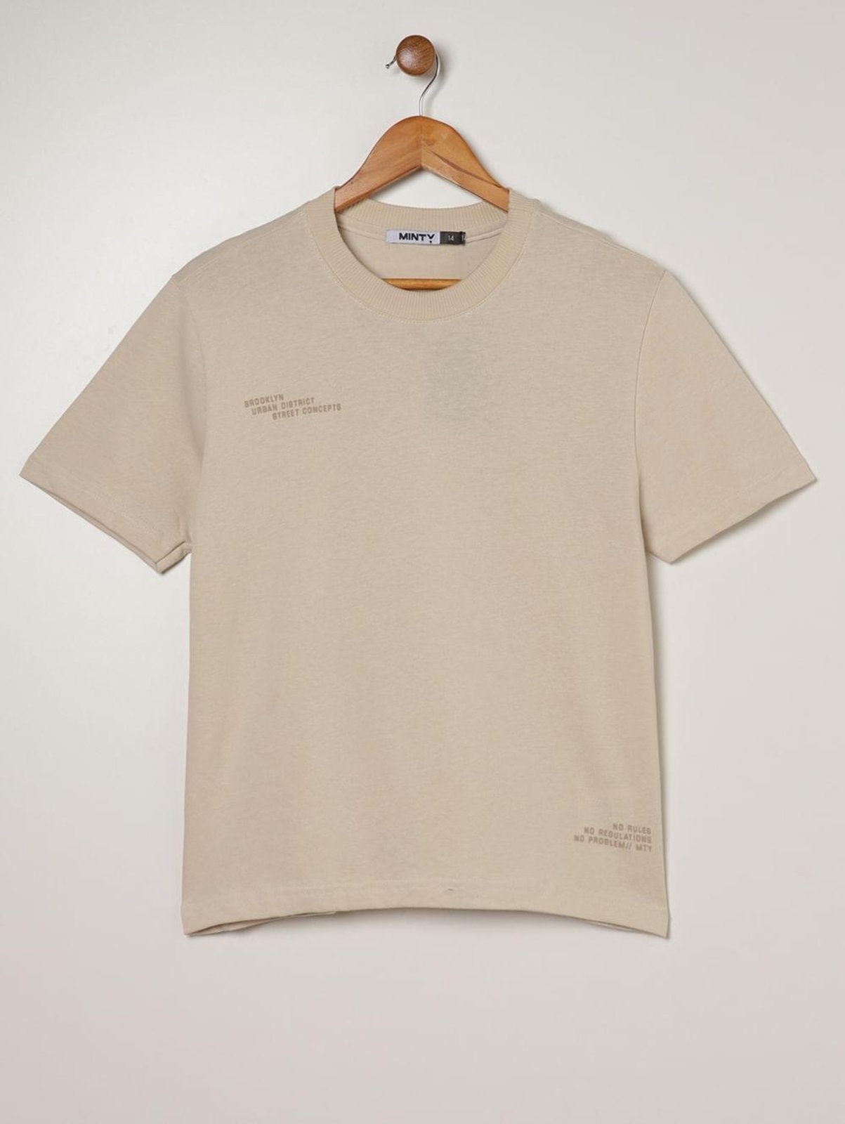 Infantil - Camiseta Oversized Juvenil Para Menino- OFF WHITE