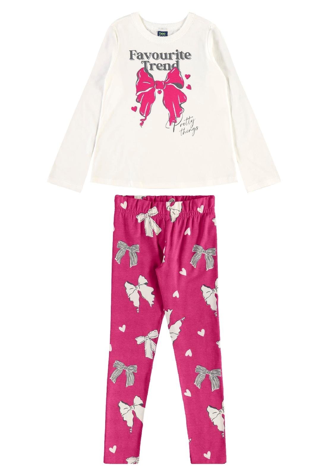 Infantil - Conjunto Favourite Trend Bee Loop Branco