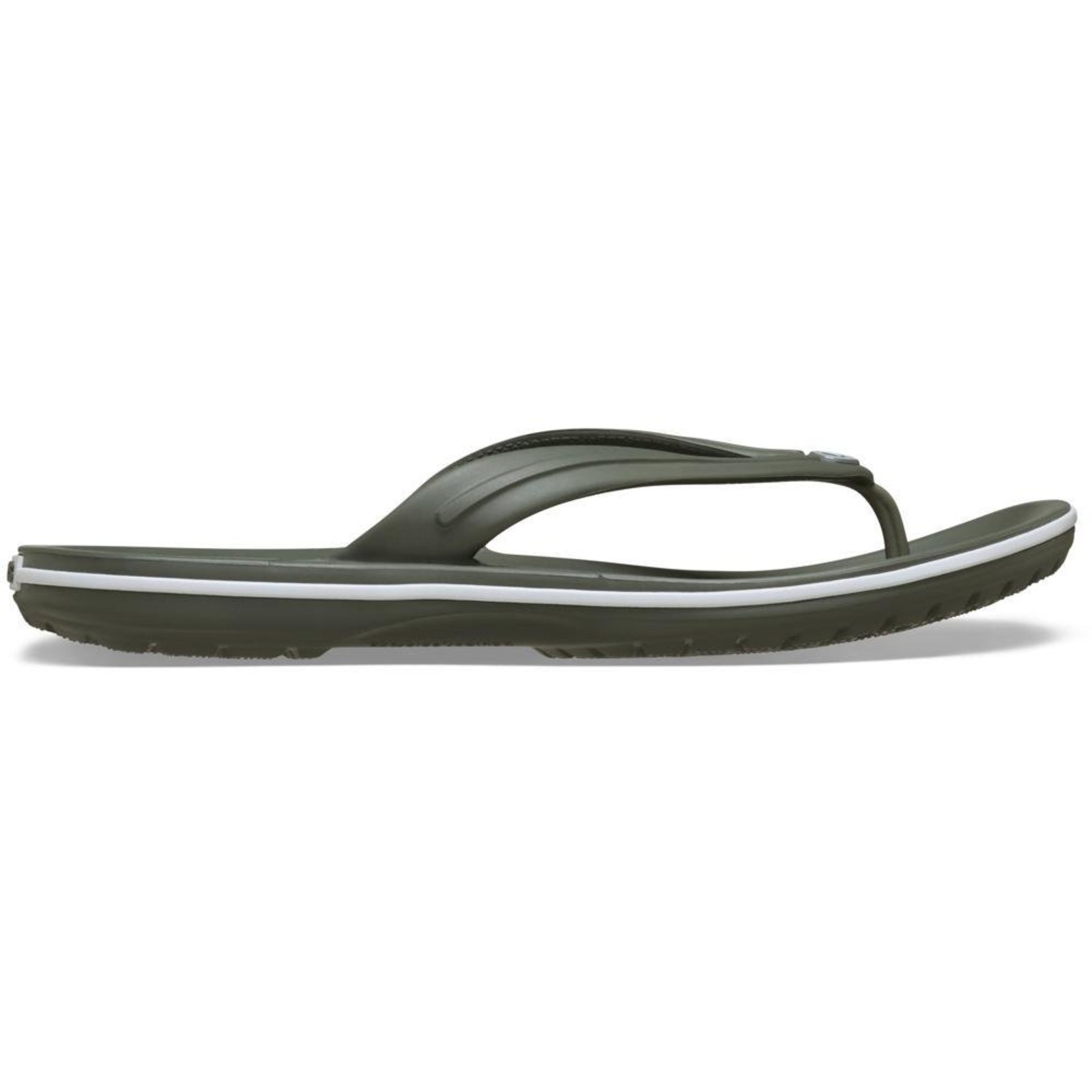 Chinelo Crocs Crocband Flip Dusty Olive Verde