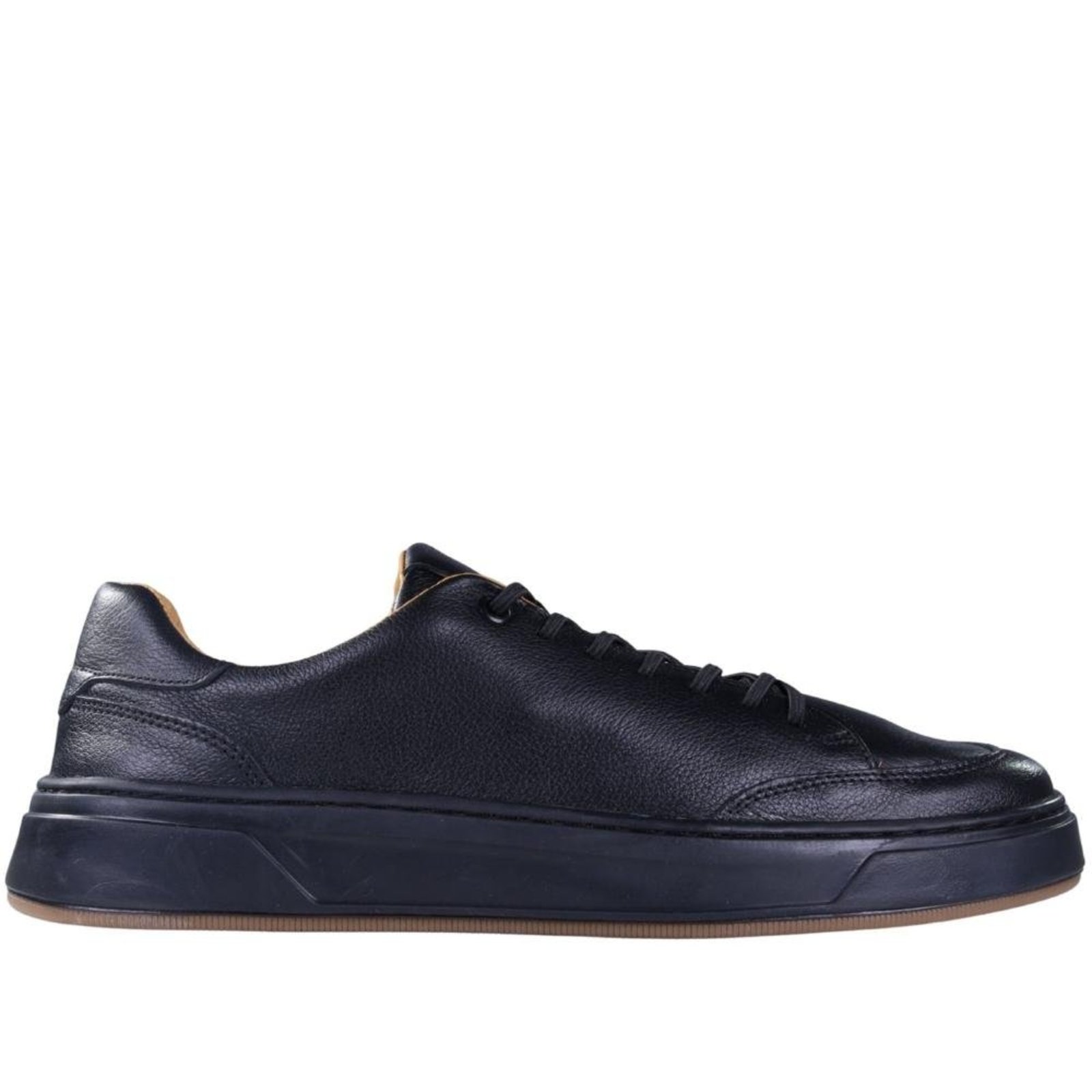 Sapatênis Masculino em Couro Zariff Mrk002fc Preto Incolor