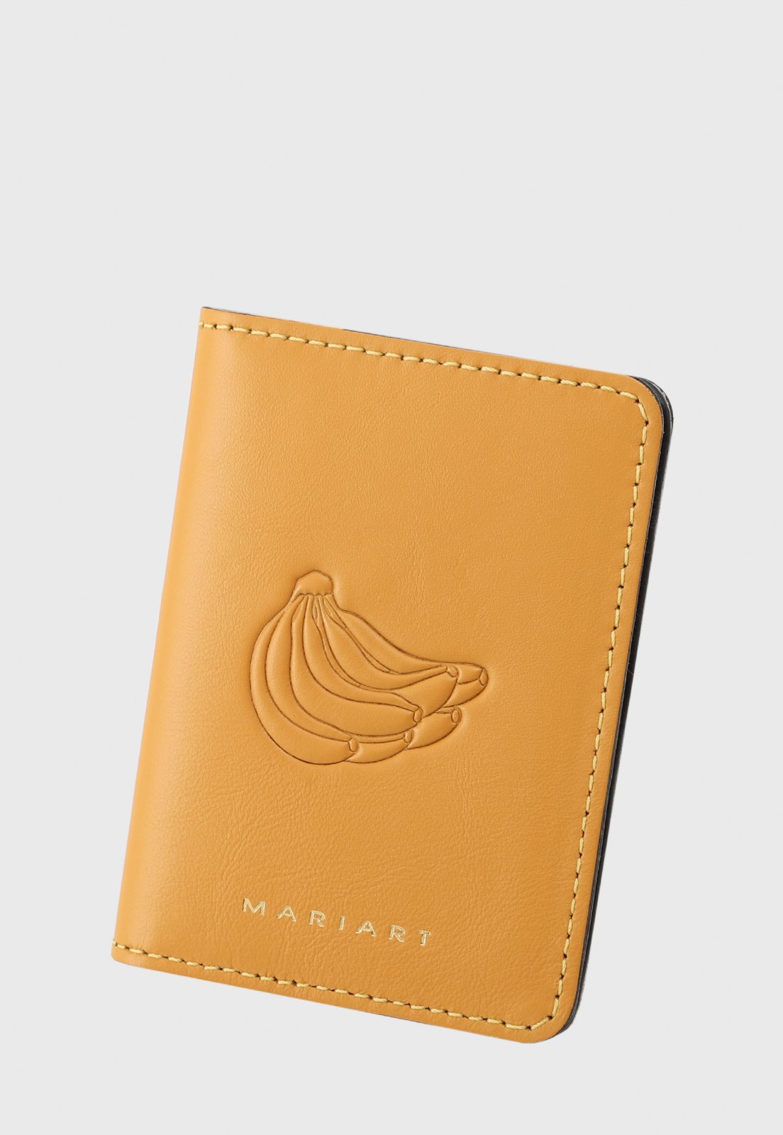 Carteira Couro Mariart Fauna Amarelo Nanica