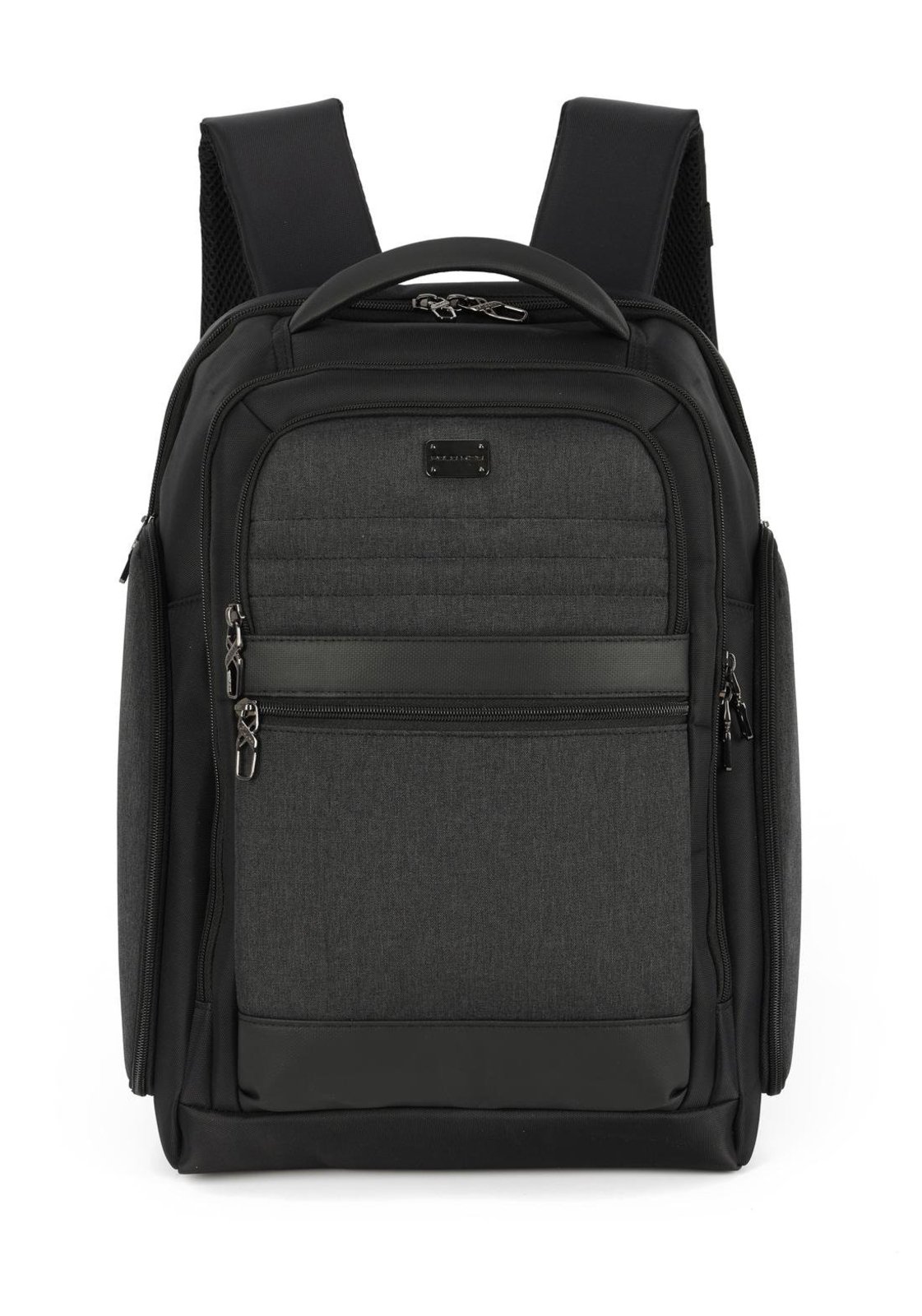 Infantil - Mochila de Costas Grande Executiva Business Dois Compartimentos Notebook - Preto Preto