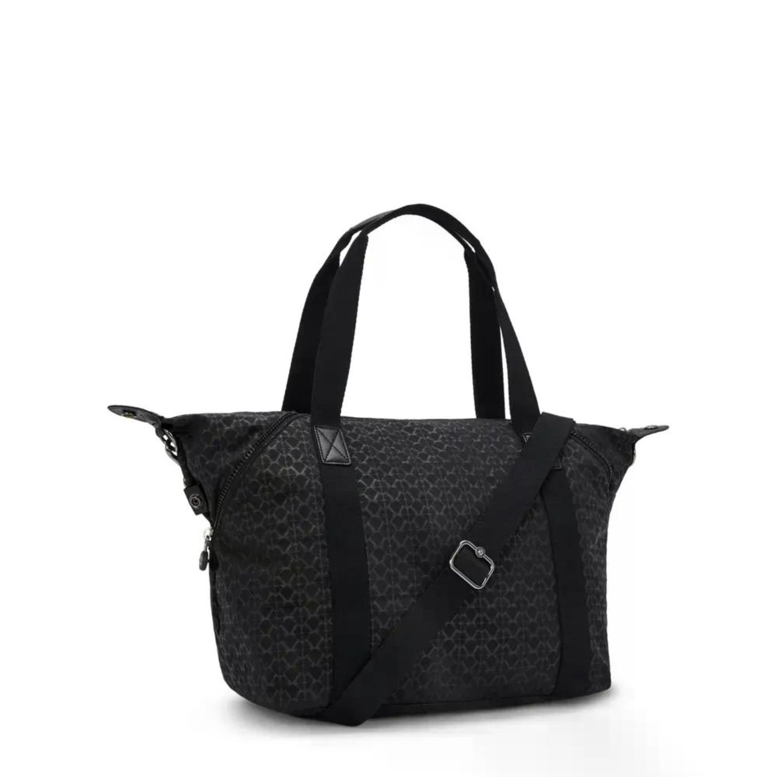 Vista 3 Bolsa Kipling Art Signature Emb preto preto