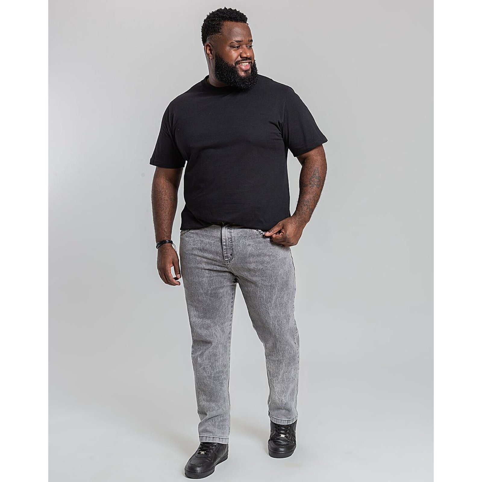 Calça Masculina Reta Plus Size