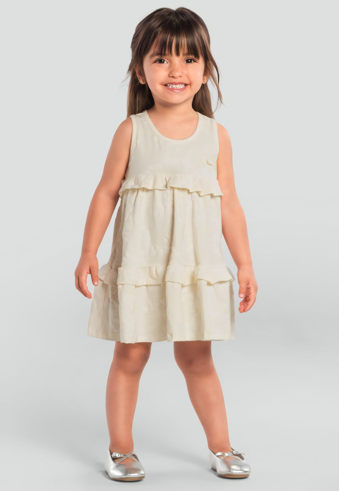 Vestido Brandili Mundi Marias Off-White