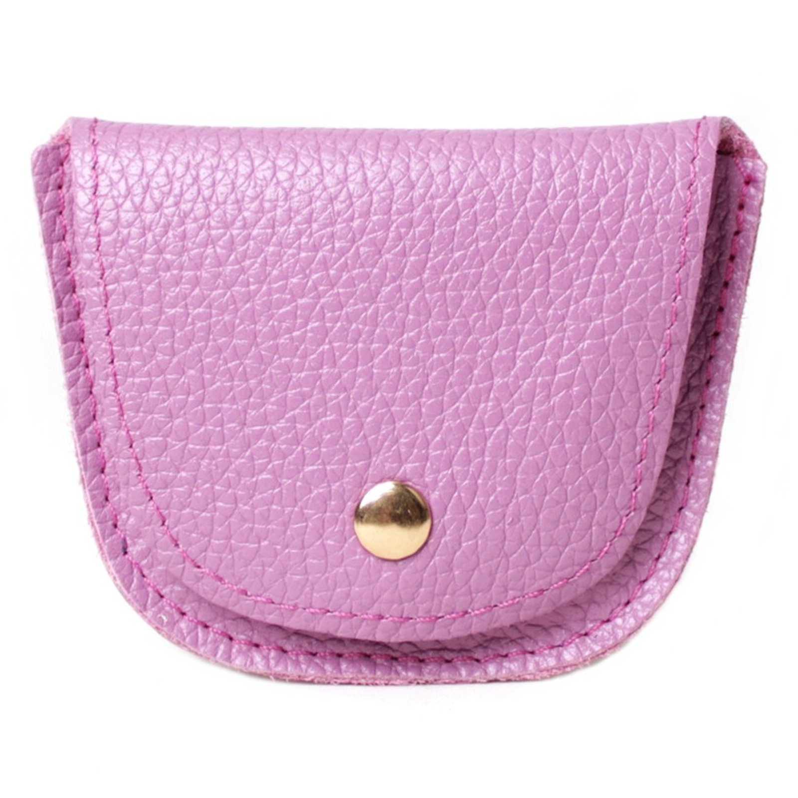 Vista 2 Porta Moedas em Couro Artlux Chiclete 3043 Artlux rosa