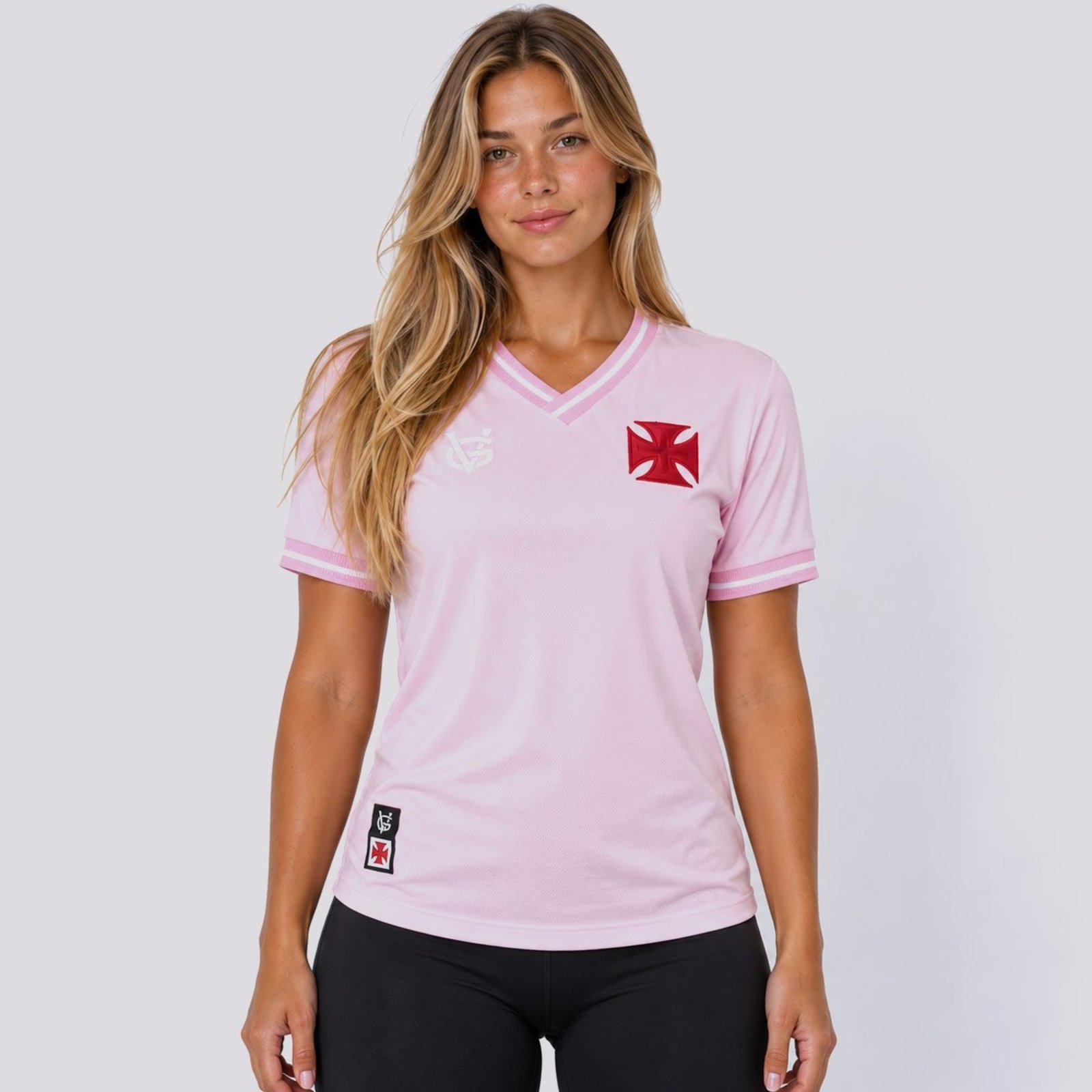 Camisa Vasco Aurora Feminina Rosa