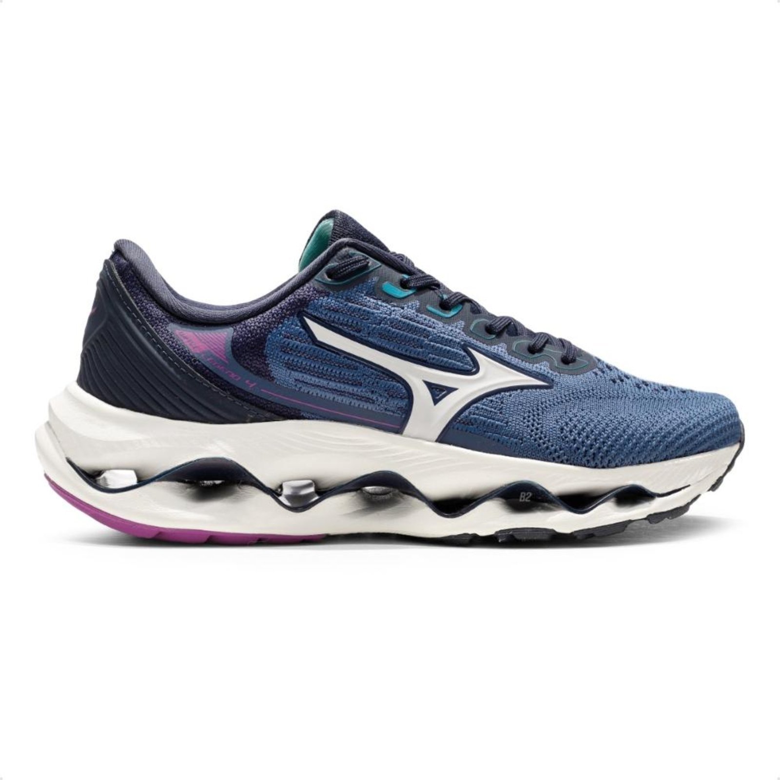 Tênis Mizuno Wave Legend 4 Feminino Azul Marinho