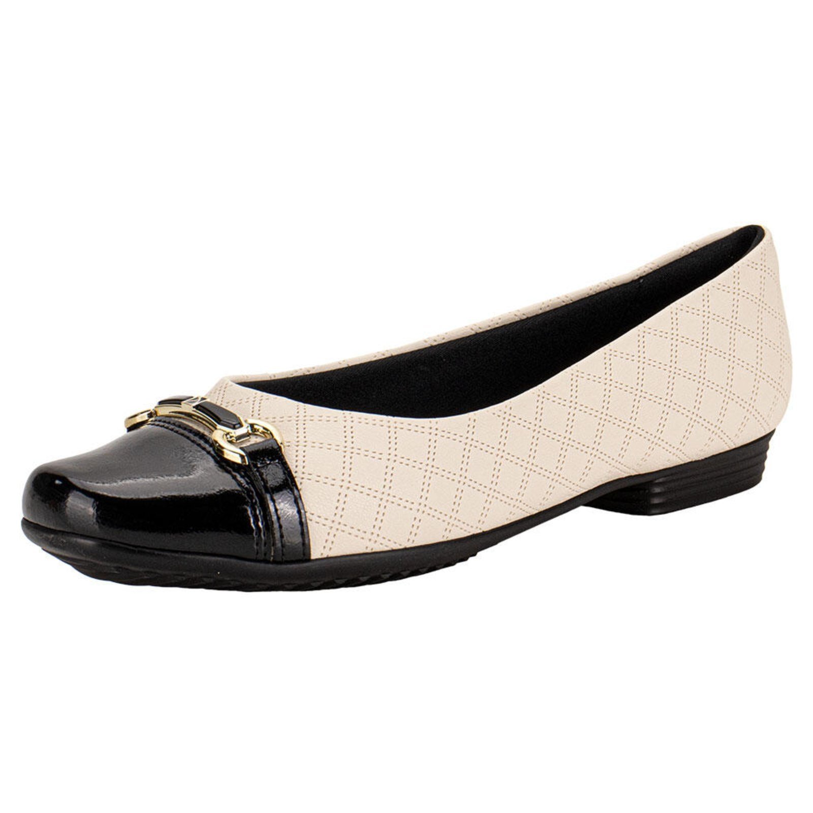 Sapatilha Feminina Flat Piccadilly 250259 0080259 Bege