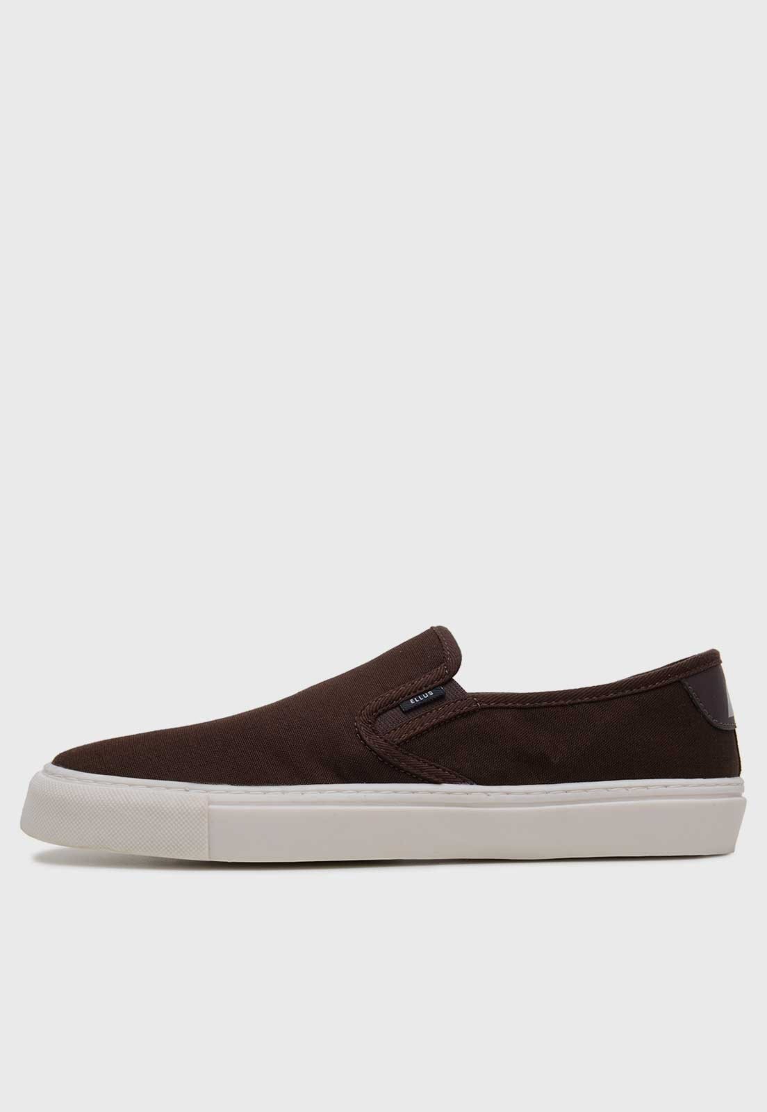 Tênis Masculino Ellus Slip Easy Marrom