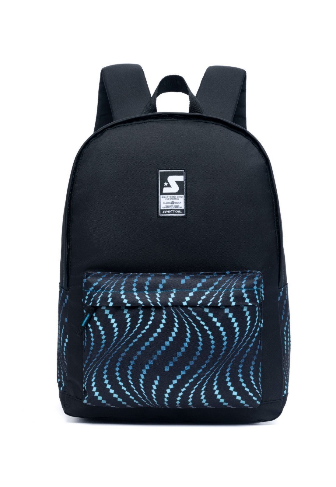 Vista 2 Infantil - Mochila Bolsa Escolar Spector Espaçosa Casual Moderna Resistente Masculina preto Spector preto