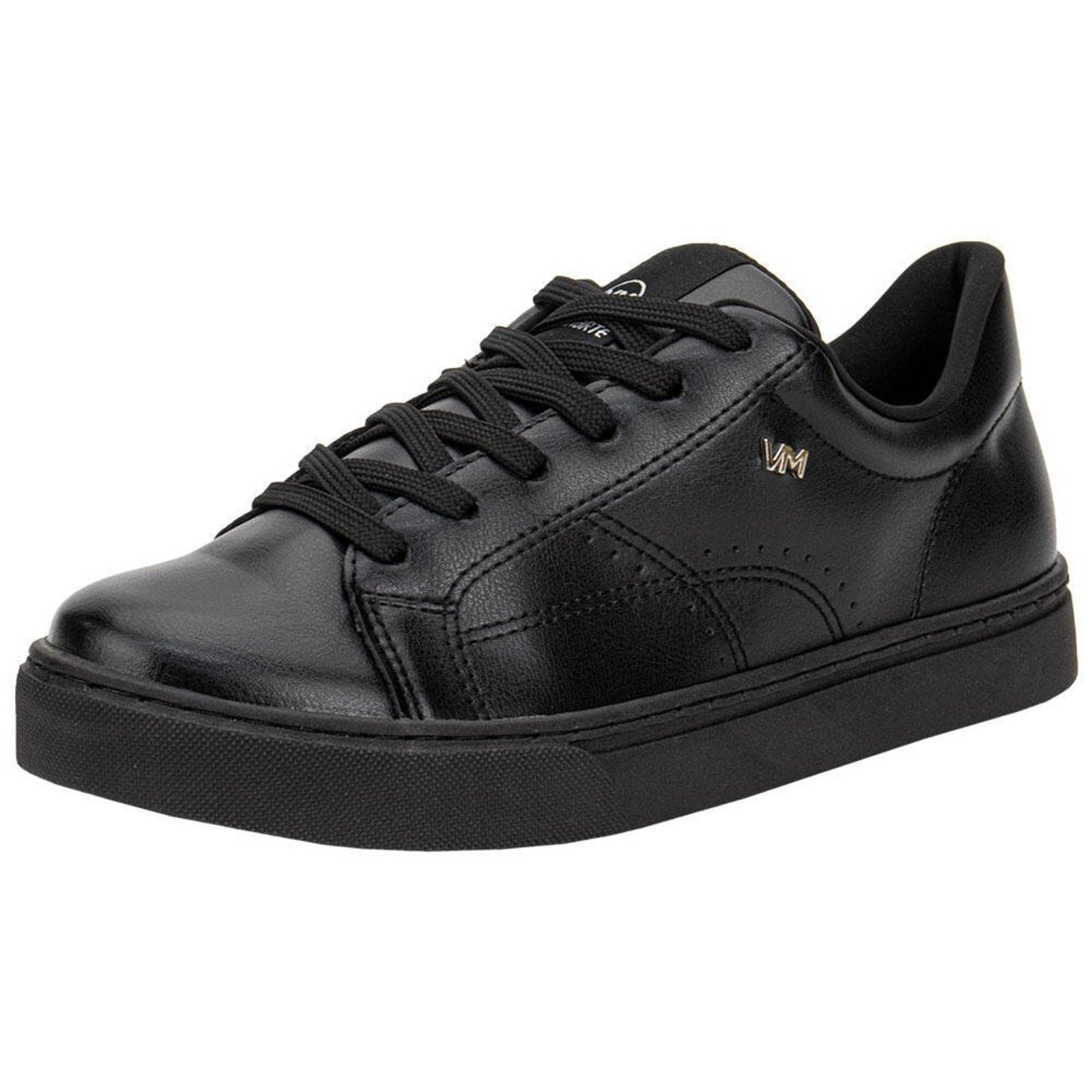 Tênis Feminino Casual Via Marte 016008 A5836008 Preto