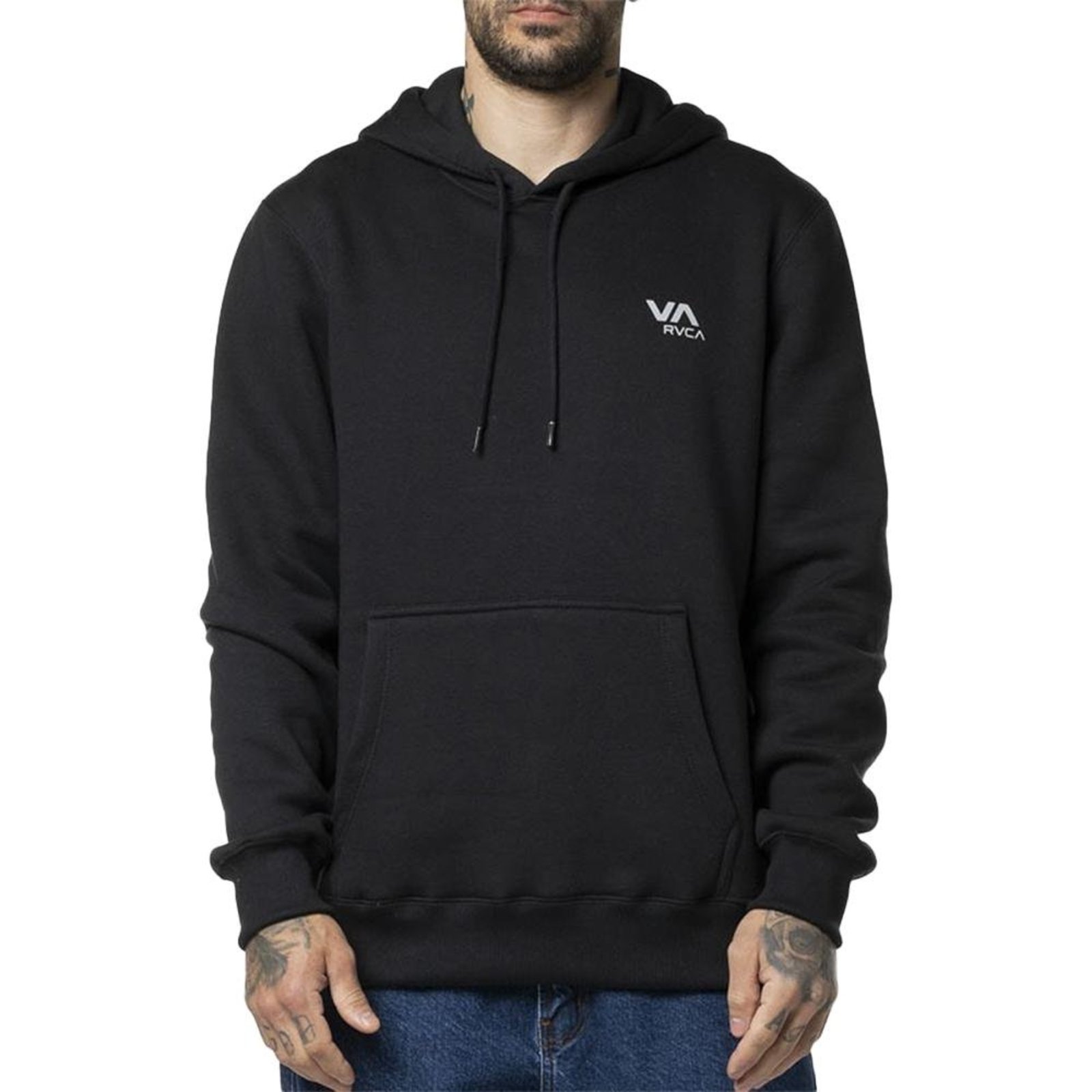 Moletom RVCA Canguru VA Essential HD 305 WT24 Preto
