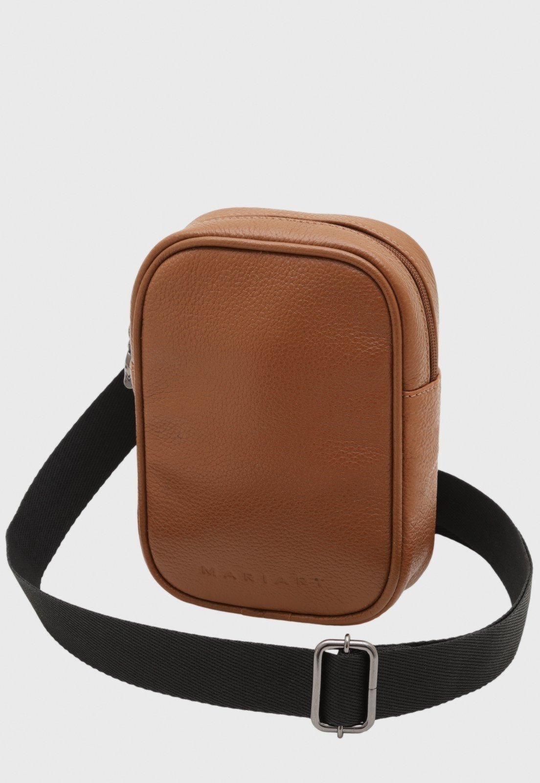Bolsa Crossbody de Couro Mariart Lolla Camel