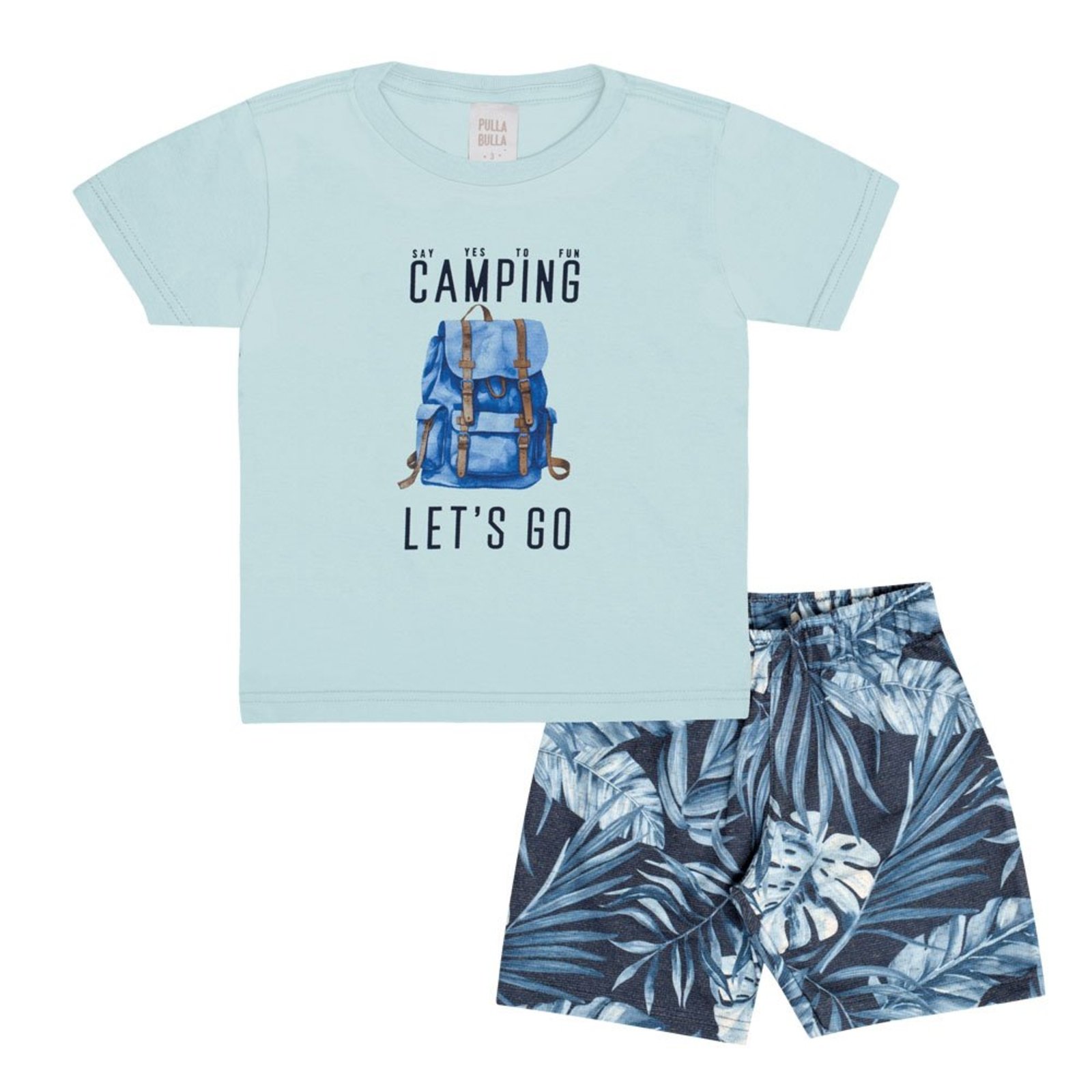 Infantil - Conjunto Primeiros Passos Menino - Céu - 50677-69 Azul