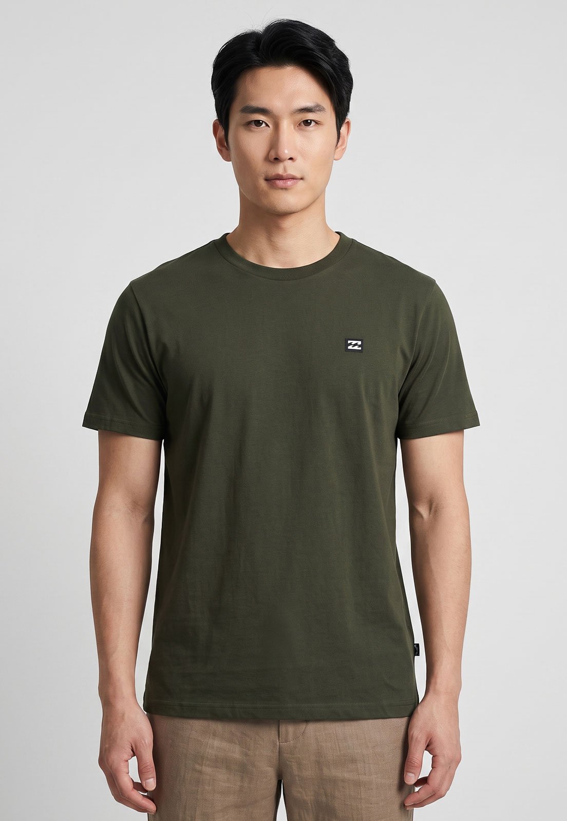 Camiseta Masculina Billabong Icon Patch Verde