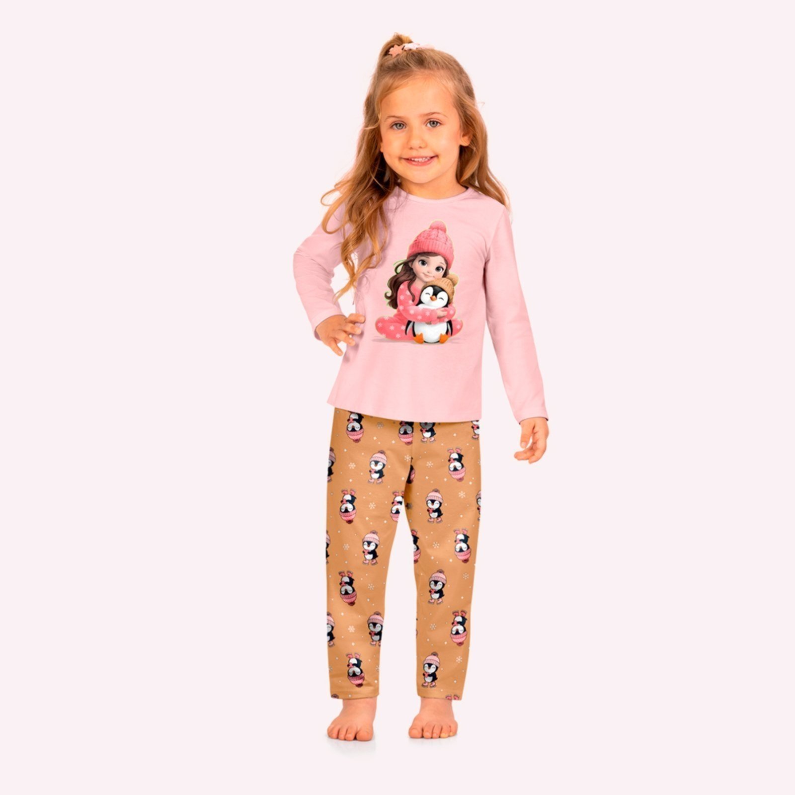 Pijama Menina Pinguim Kyly