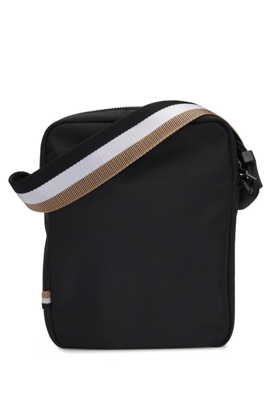 Vista 3 Bolsa Transversal Com Logo Contrastante E Alça Com Listra De Assinatura Boss preto Boss preto