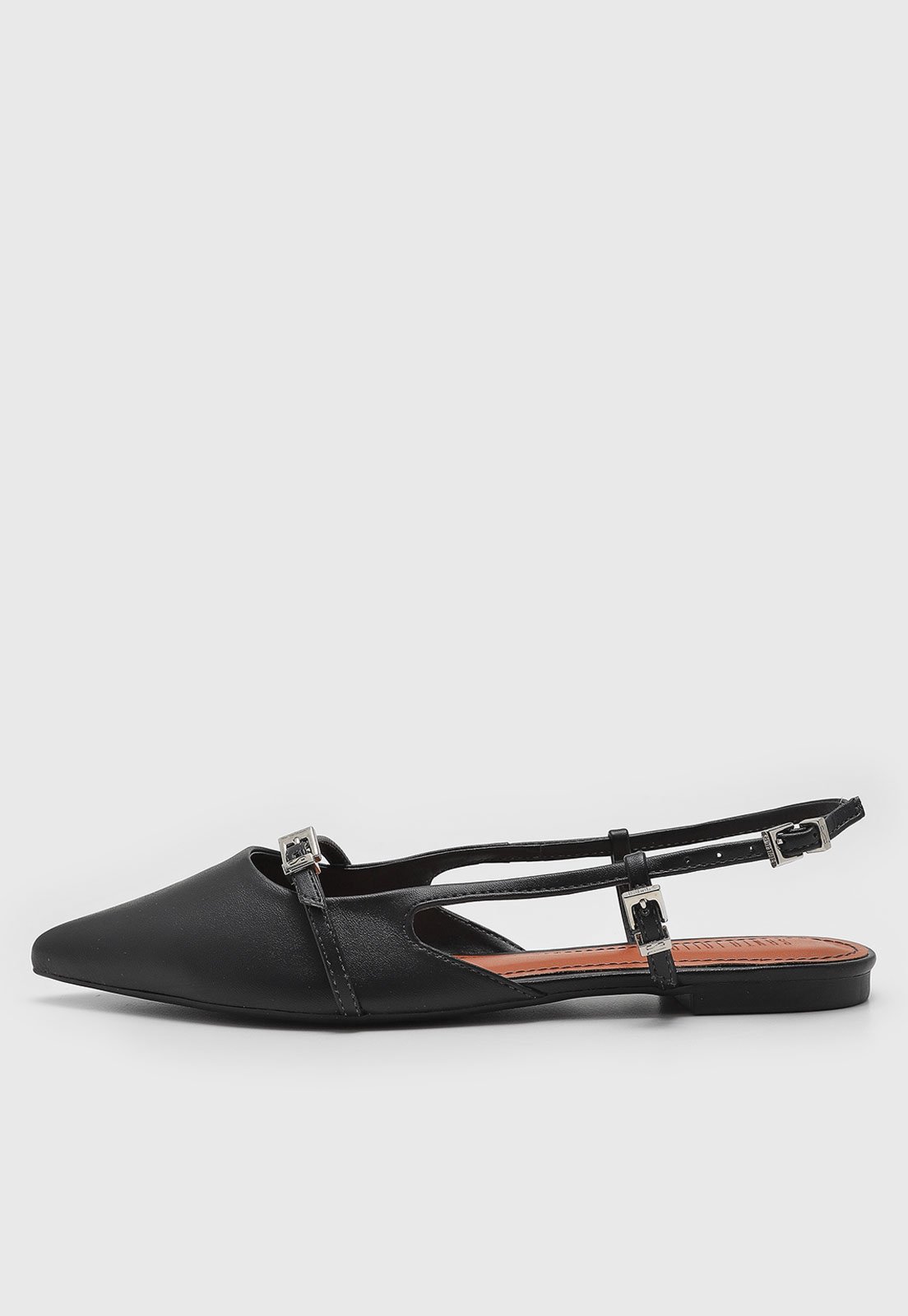 Sapatilha Santa Lolla Slingback Preta