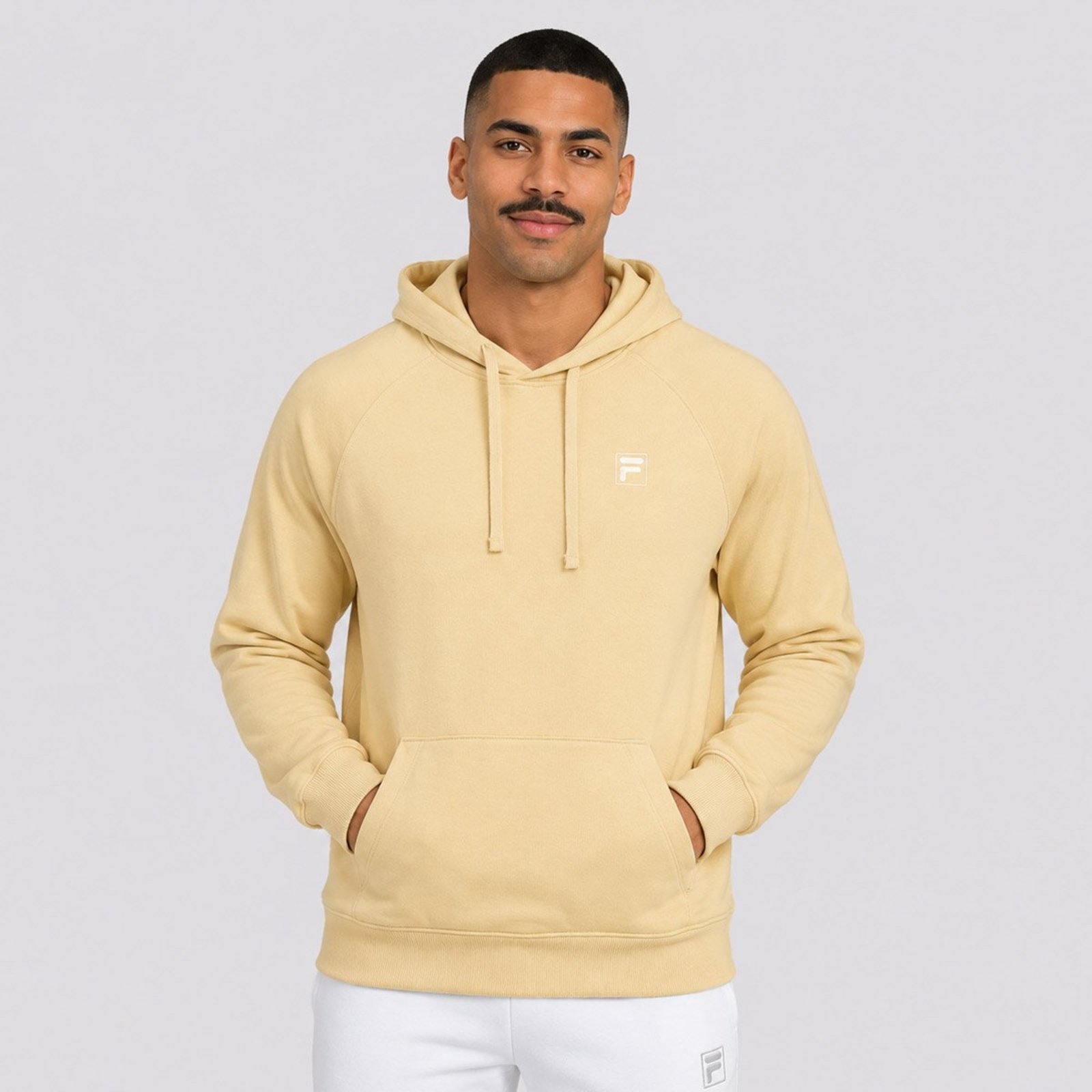 Moletom Com Capuz Fila F-Box Classic B Bege