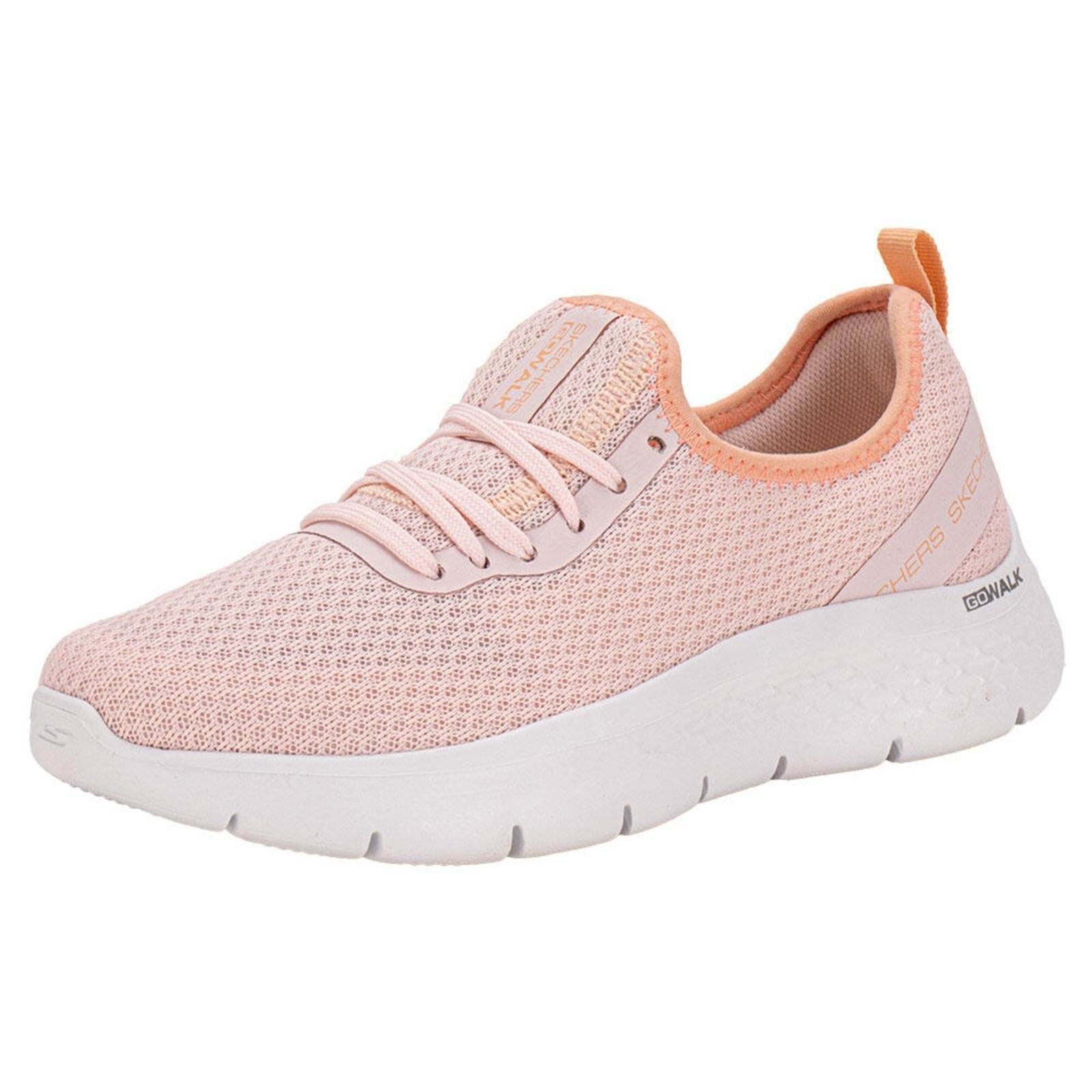 Tênis Feminino Go Walk Flex Skechers 896364 5676364 Laranja