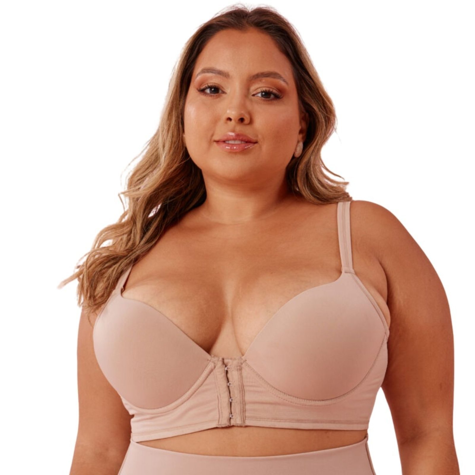 Sutiã Top Modelador Plus Size Pretty Paty