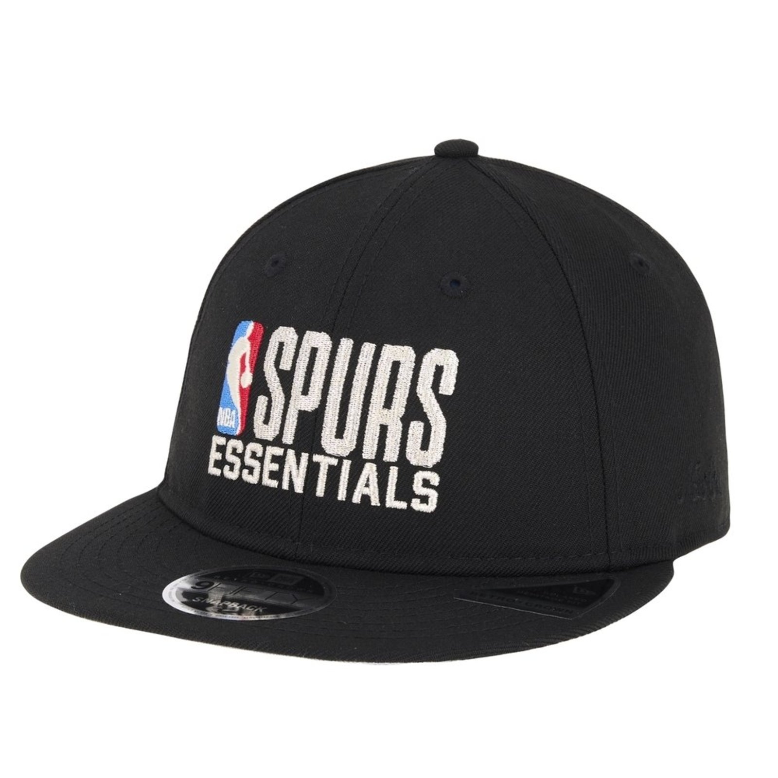 Bone New Era 9FIFTY RETRO CROWN San Antonio Spurs NBA Preto