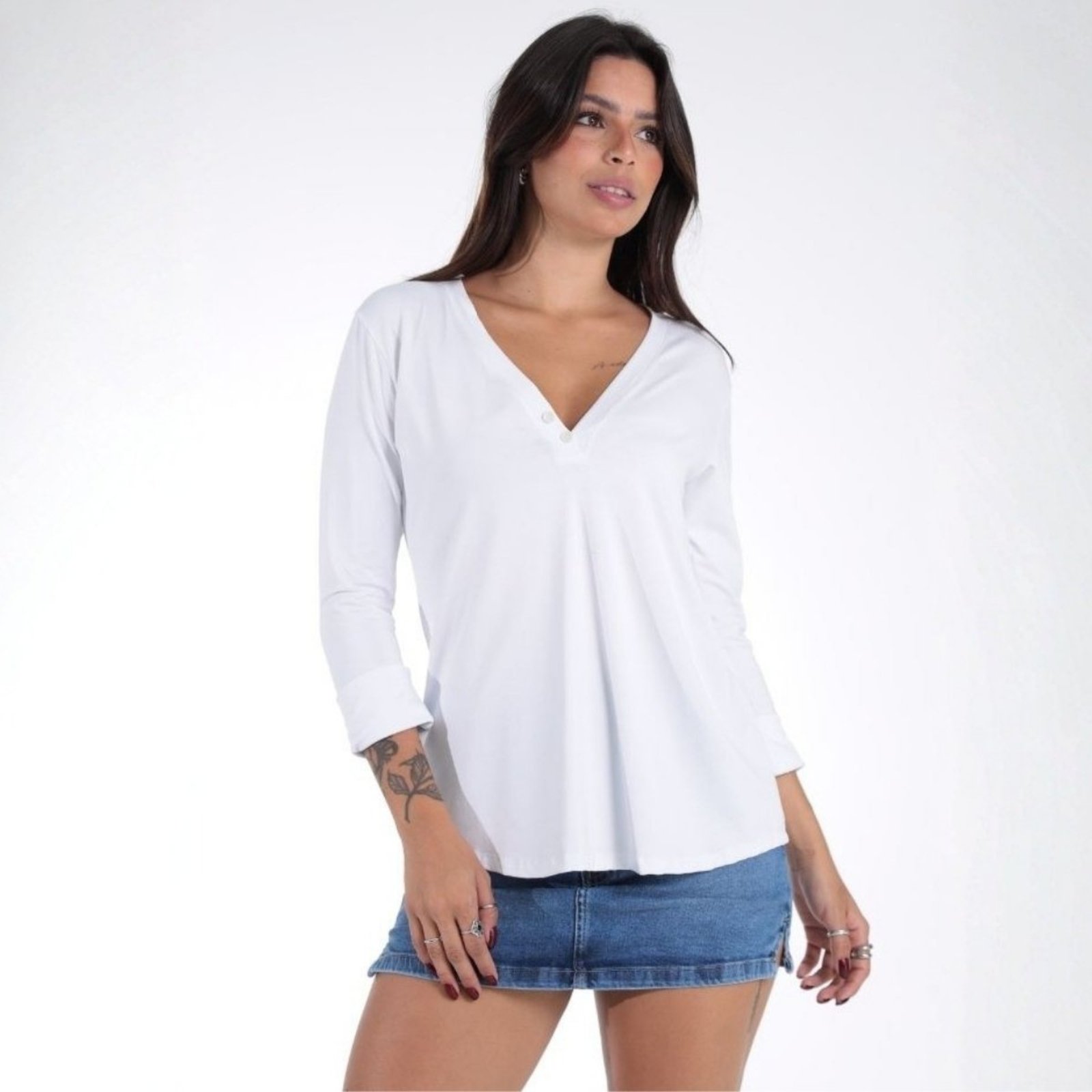 Blusa Com Botões Feminina Revanche Selena
