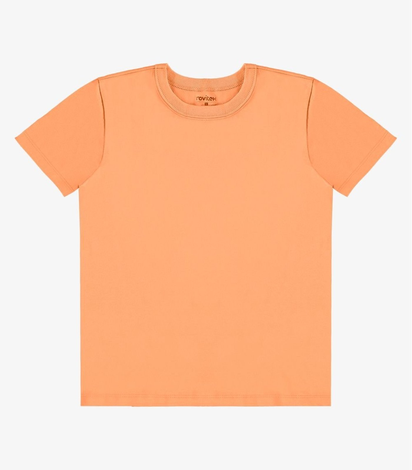 Infantil – Camiseta Menino Básica Rovi Laranja