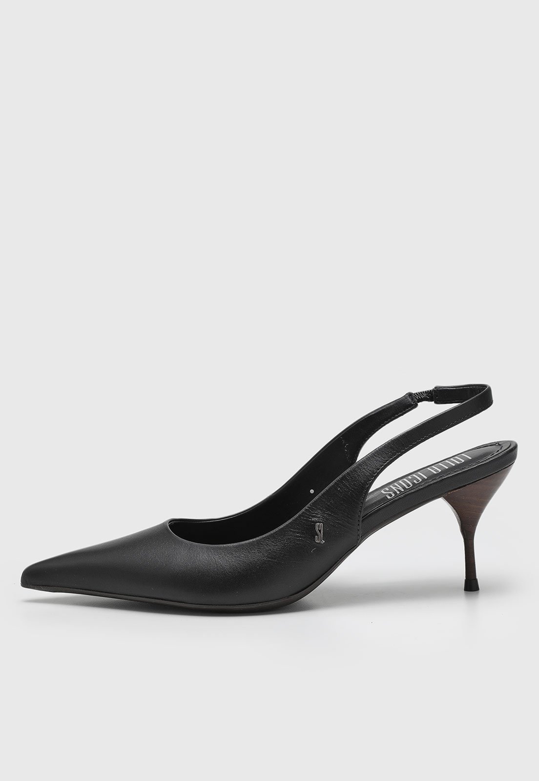 Vista 2 Scarpin Slingback Santa Lolla Liso caramelo Santa Lolla caramelo