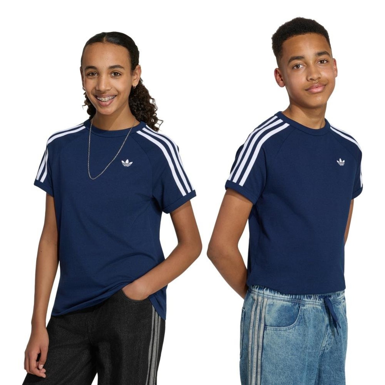 Infantil - 3 STRIPE TEE adidas Originals Azul